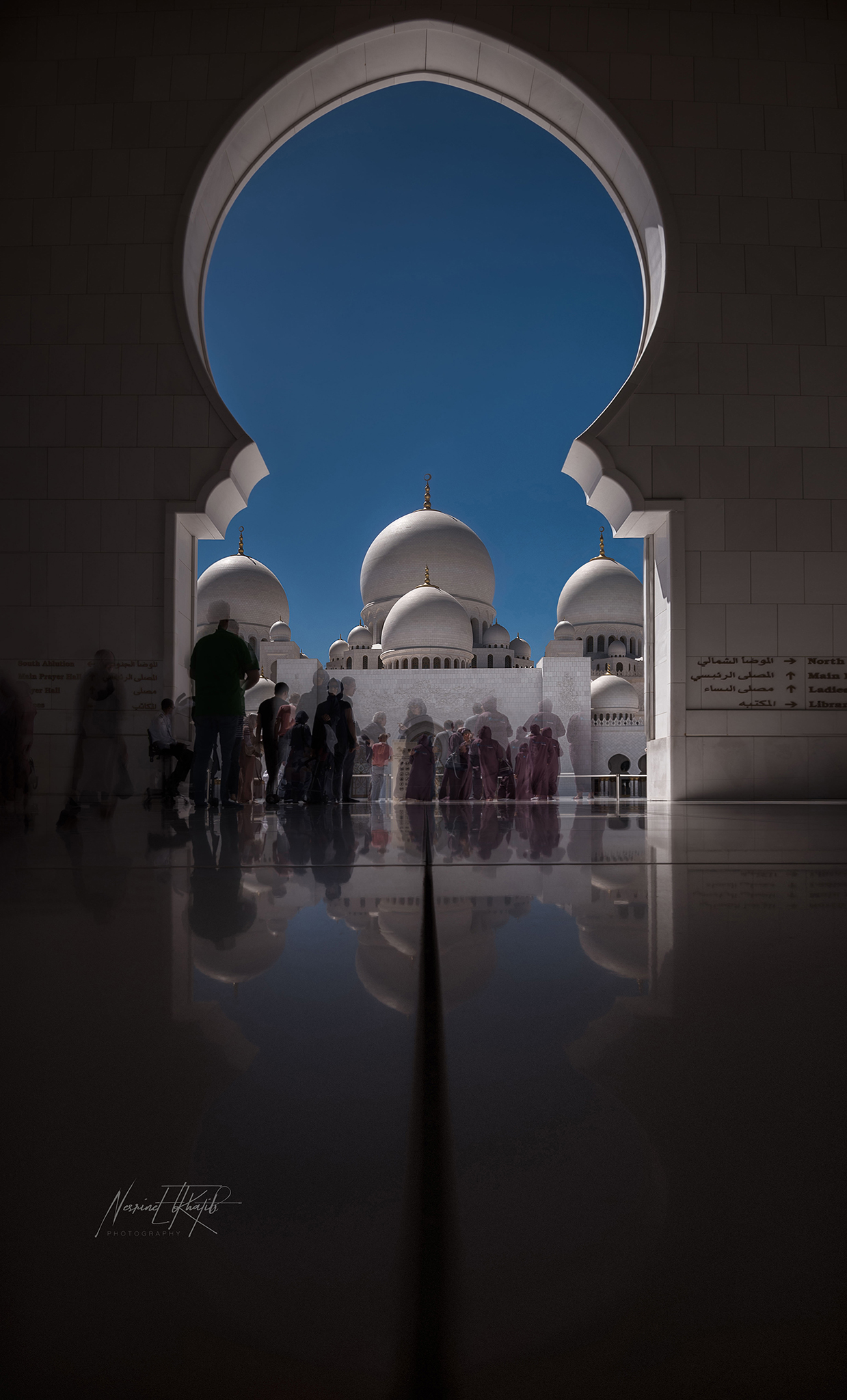 The keyhole to the Grand Mosque