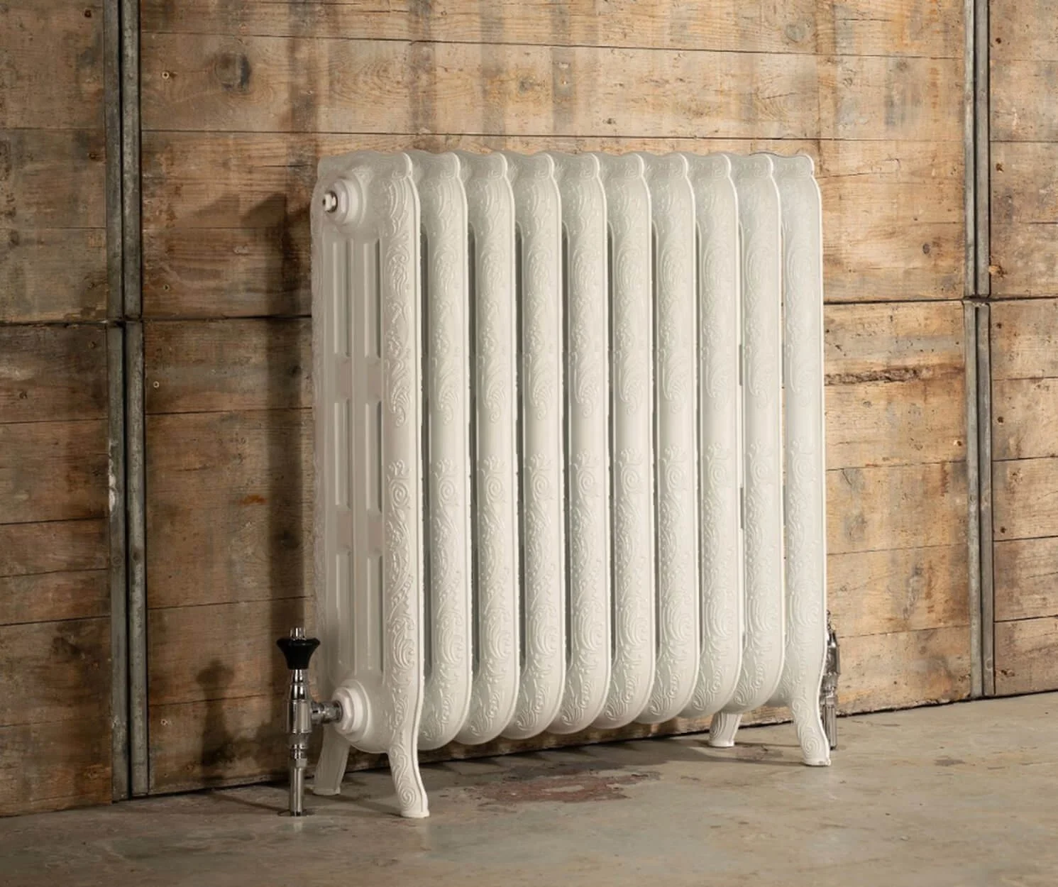 Lightweight Bi-Metal Rococo Radiator | Aluminium 3 Column Vintage Style ...