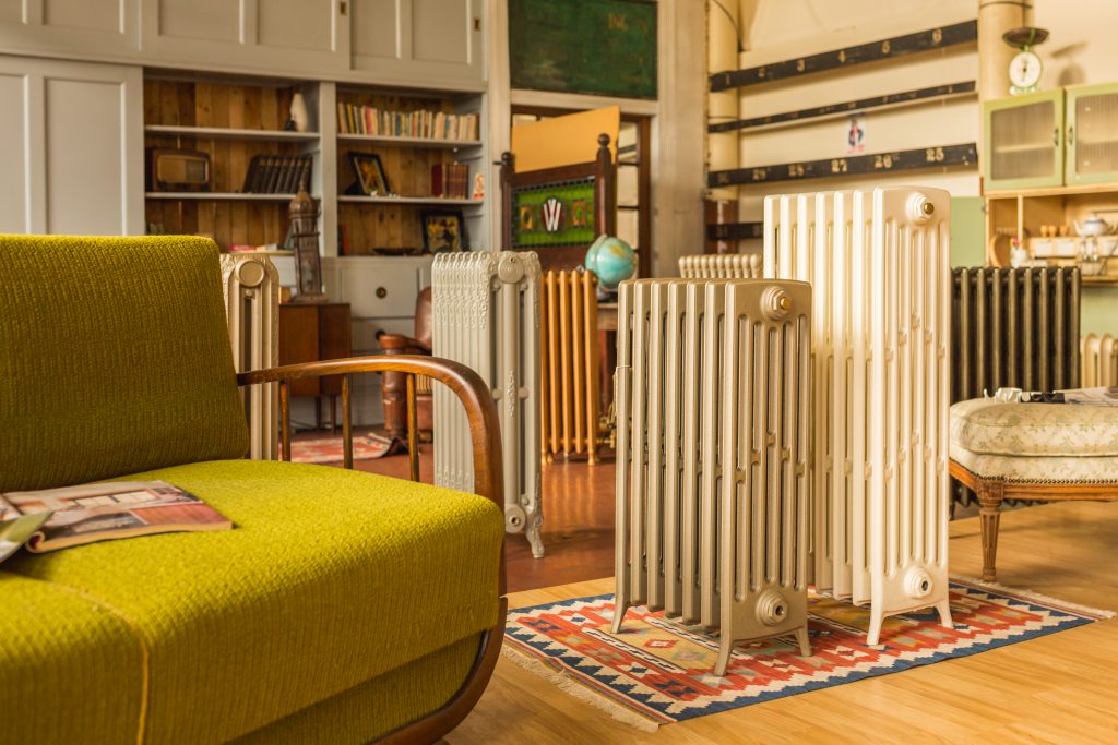 Showroom cast iron radiators