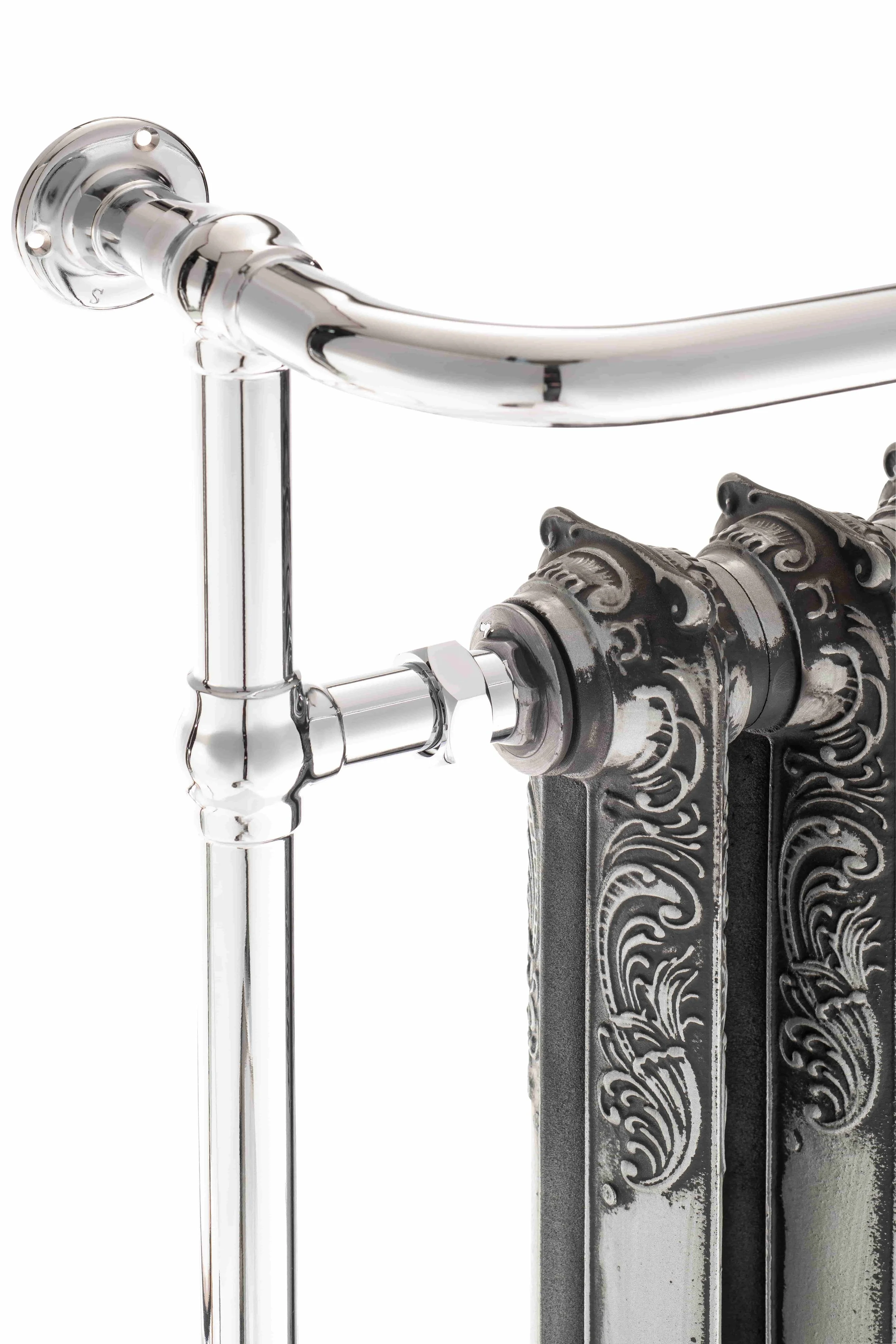 Chrome ornate towel rail.jpg