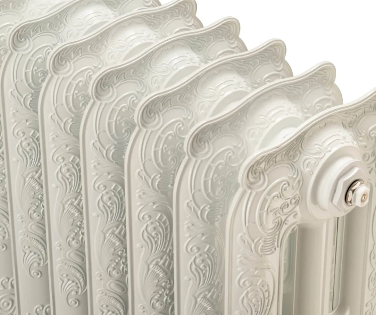 Lightweight Bi-Metal Rococo Radiator | Aluminium 3 Column Vintage Style ...