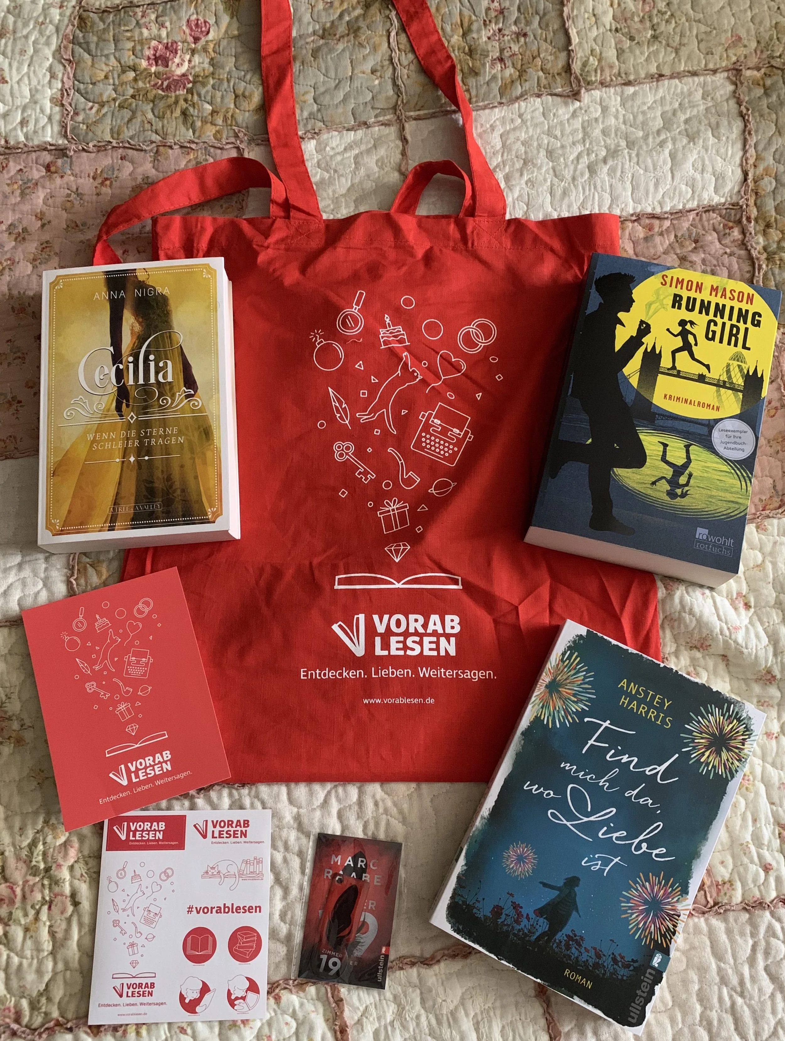 Ich habe eine Vorablesen-Goodiebag gewonnen!