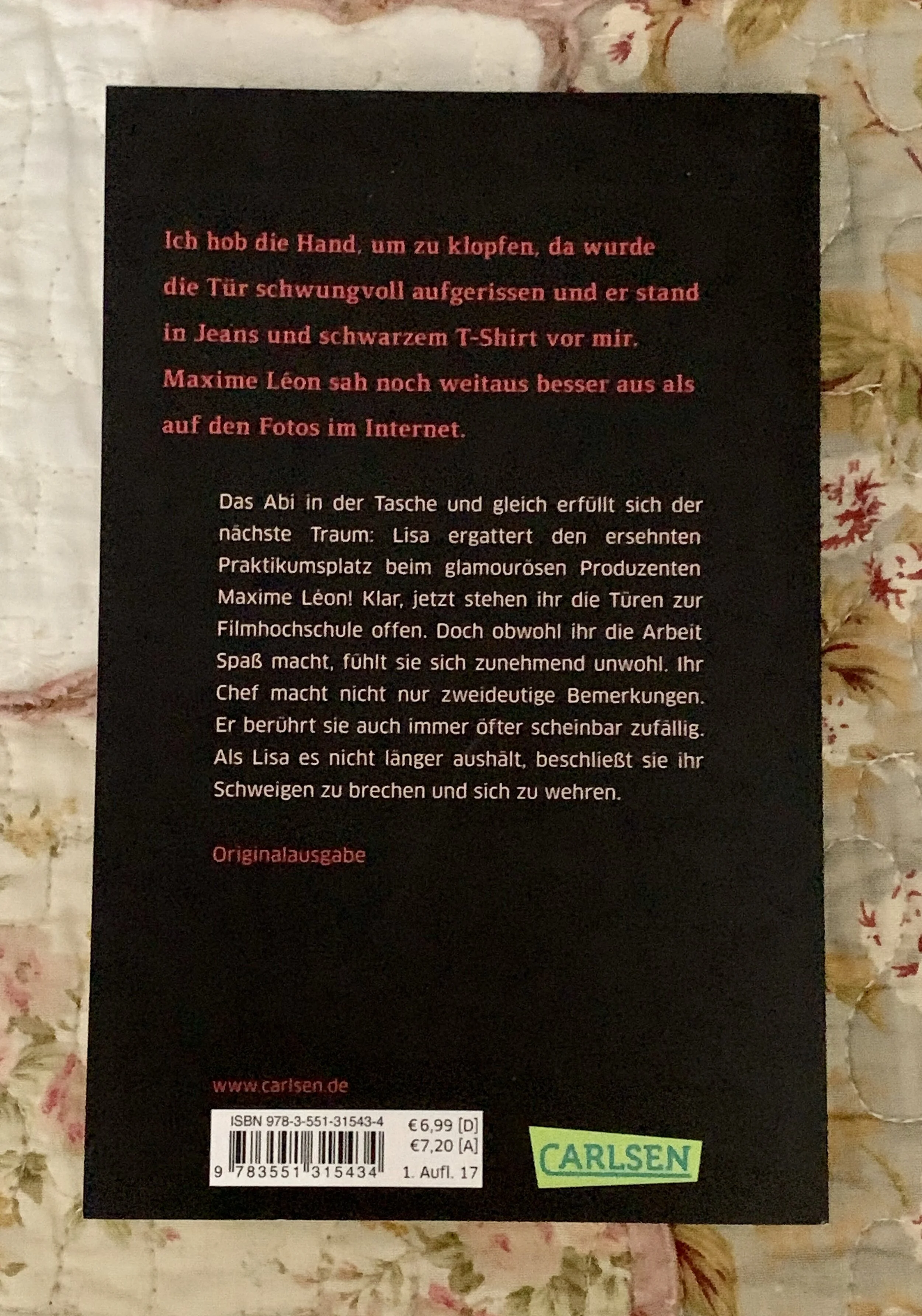 Rezension Fingerweg Von Susanne Fulscher Feder Und Eselsohr