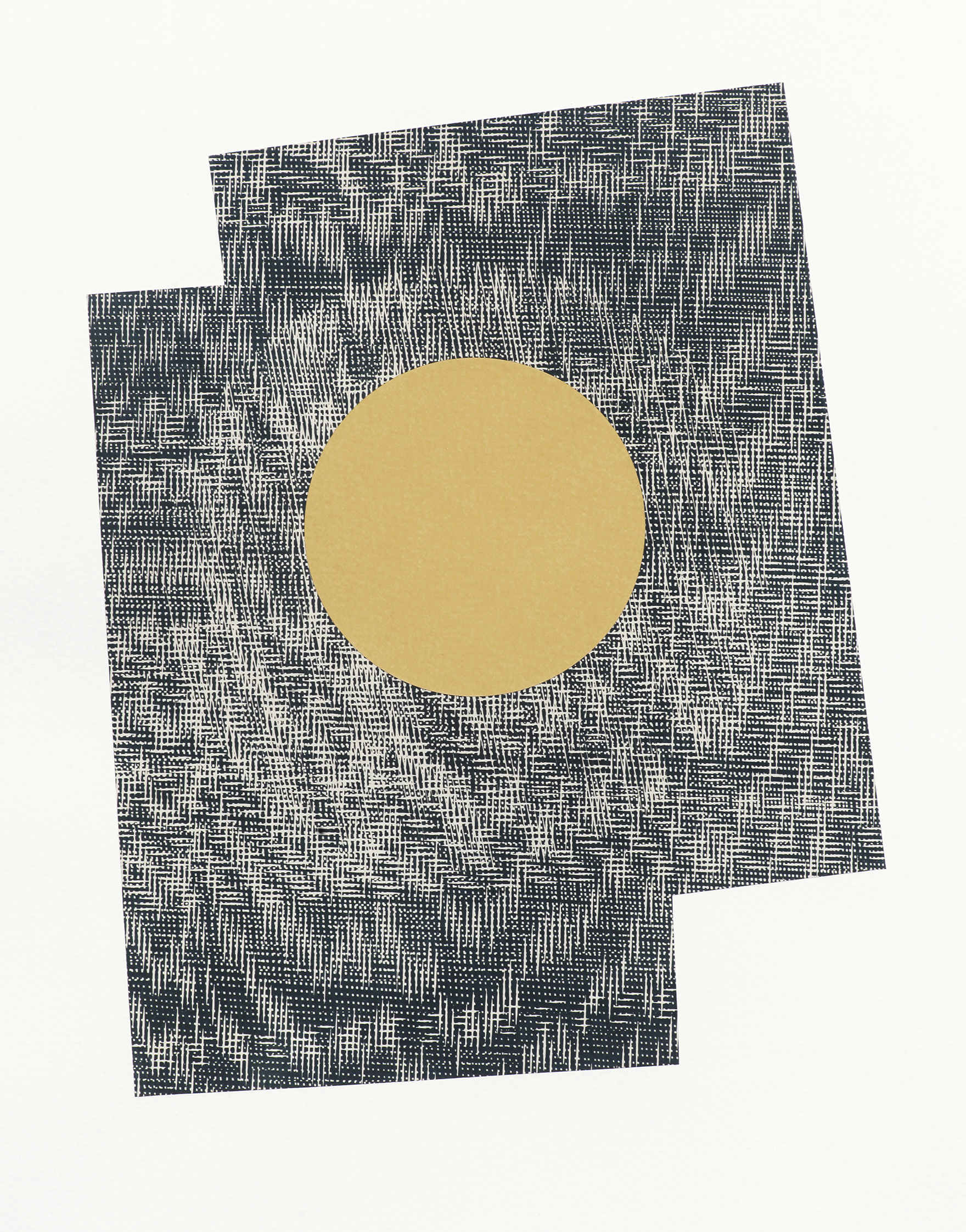 Epicentre - paper collage; 27,4 x 37,7 cm; 2018