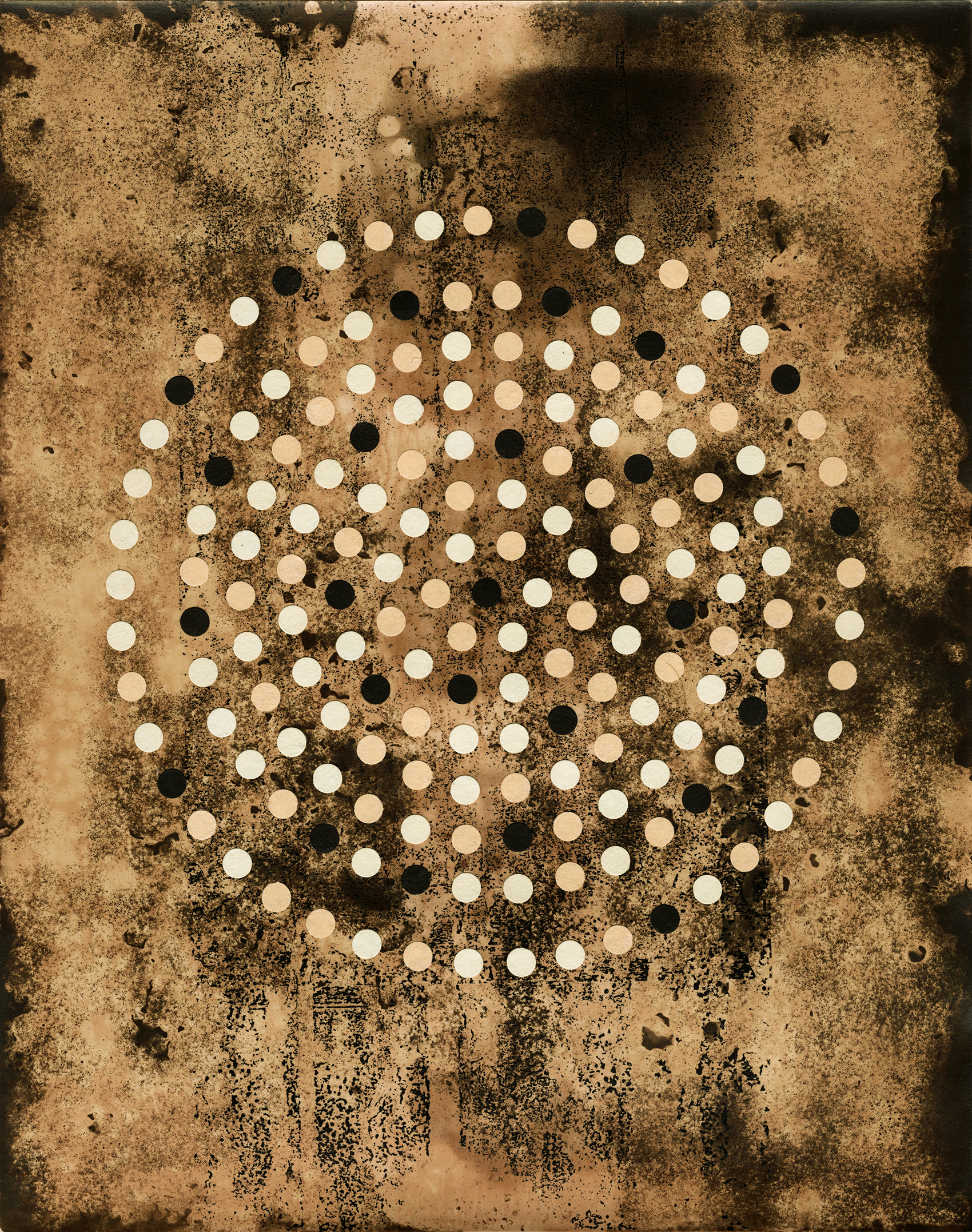 Ritual Alchemy II. - paper collage; 20 x 25,2 cm; 2019