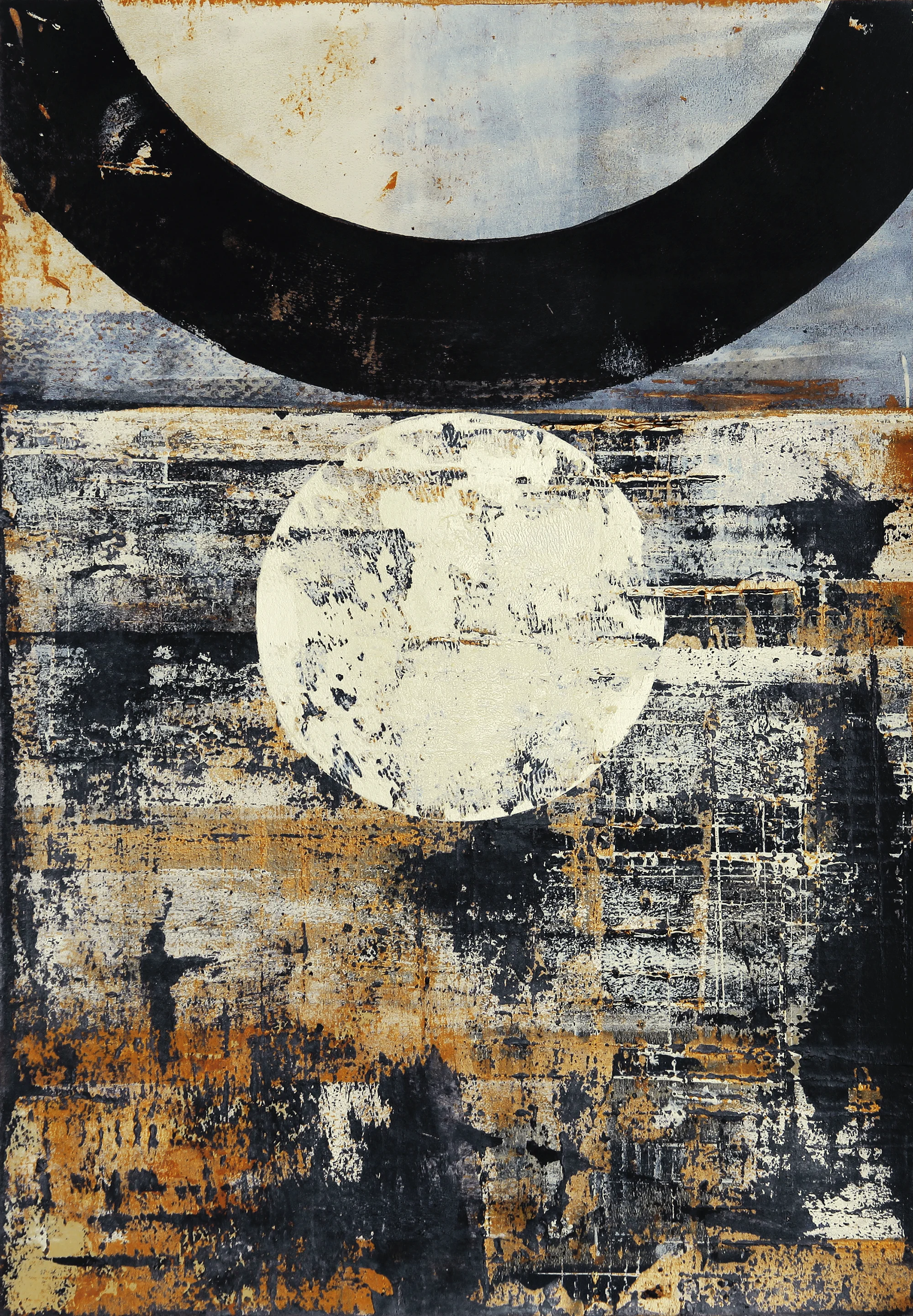 Episode 5; acrylic on paper; 24 x 34,3 cm; 2019