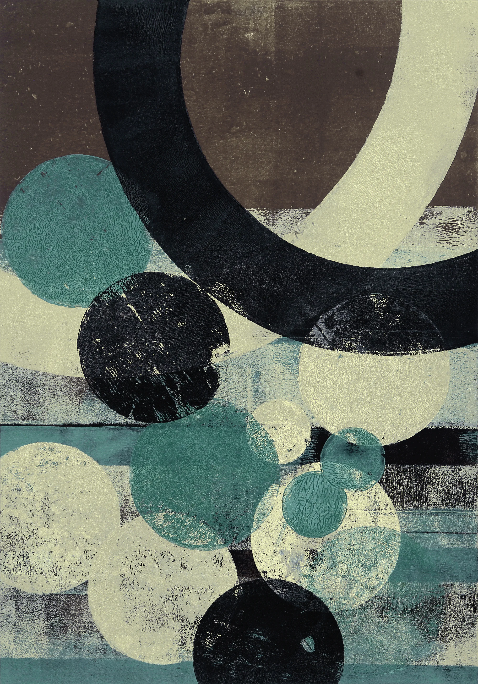 Episode 6; acrylic on paper; 24 x 34,3 cm; 2019