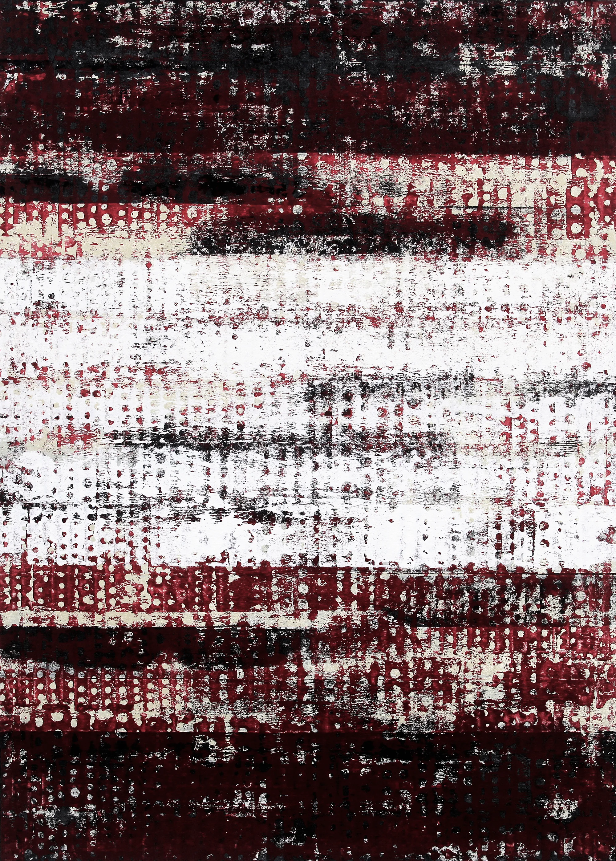 Through VIII. - acrylic on paper; 50 x 70 cm; 2019