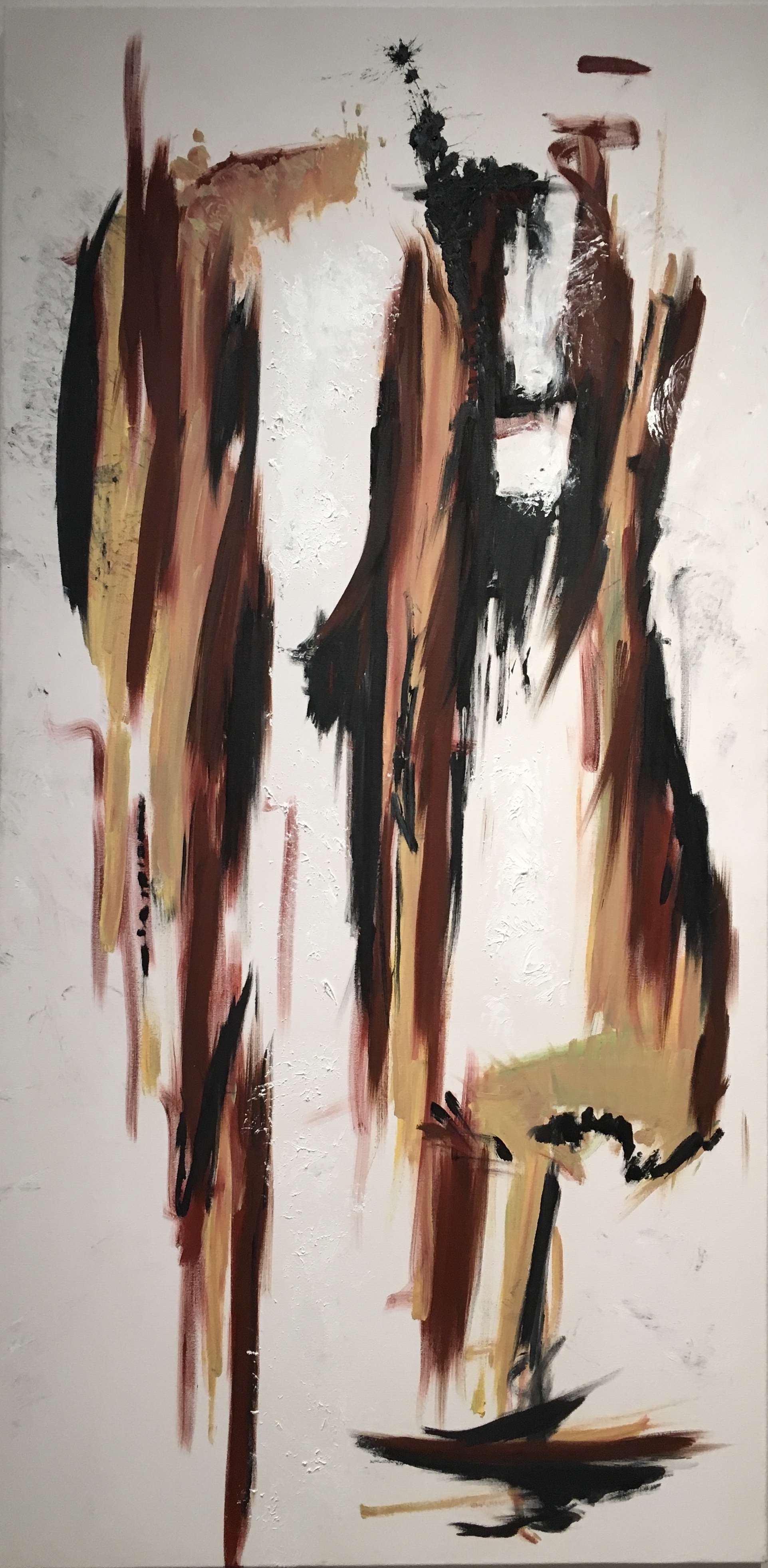   Still    Oil on primed canvas    72" x 36"    2018  