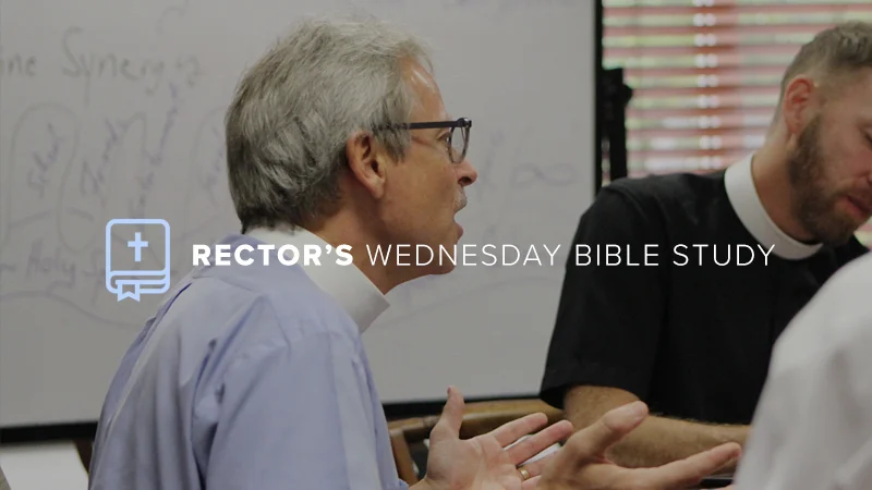 RECTOR'S WEDNESDAY BIBLE STUDY
