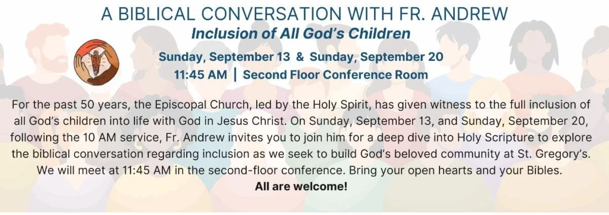 HOLY SCRIPTURE AND THE INCLUSION OF ALL GOD'S PEOPLE