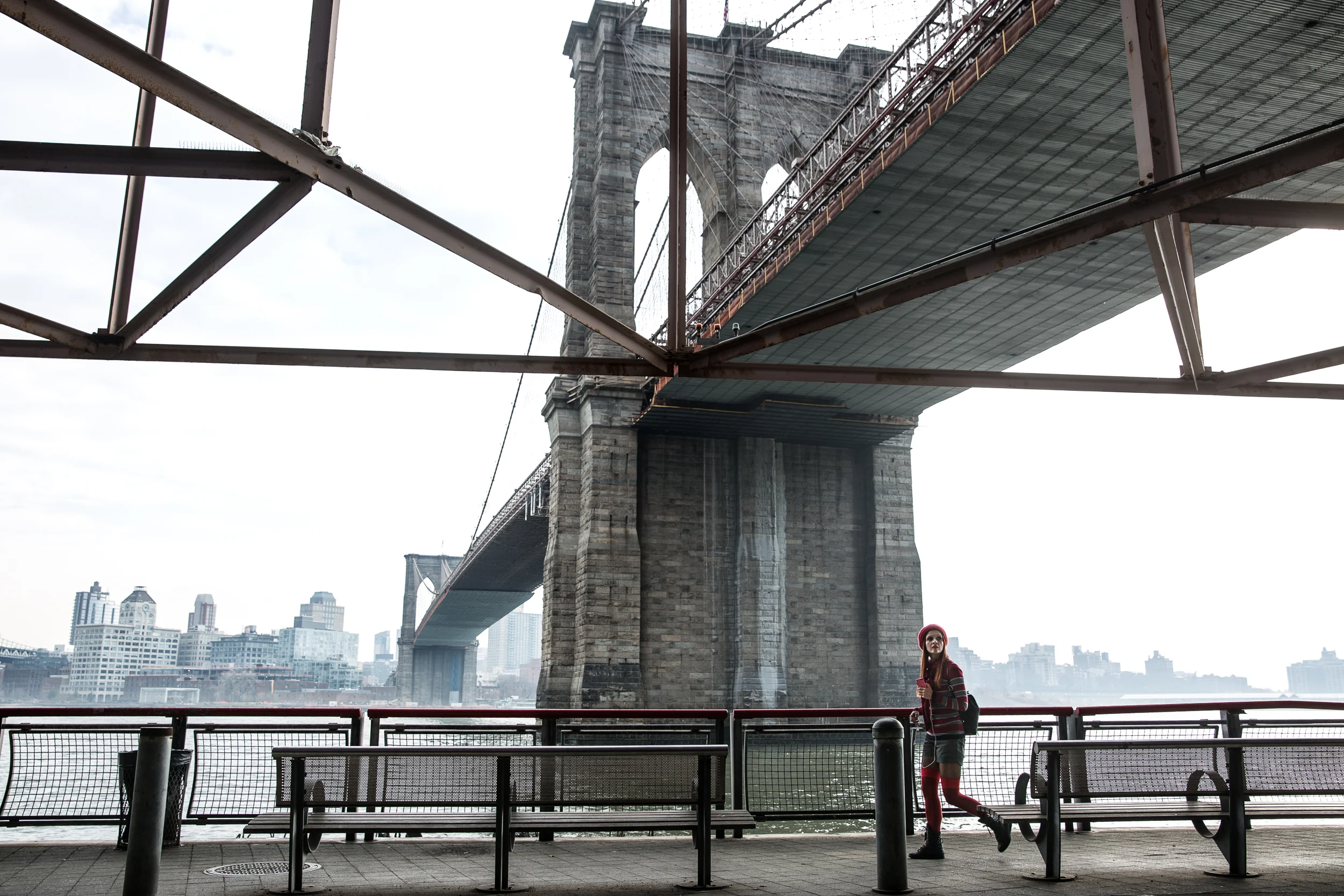 Strolling Under Brooklyn Bridge-.jpg