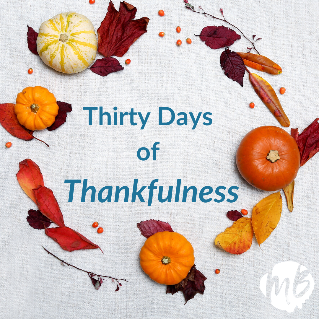 30 Days of Thankfulness Challenge