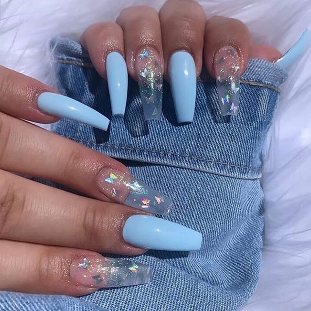 Blue baby 👶🏻 #CreativeNailLounge #crowleynails #burlesonnails #nailsburleson