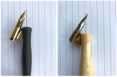 Inserting a Nib into a Blackwell Oblique Holder