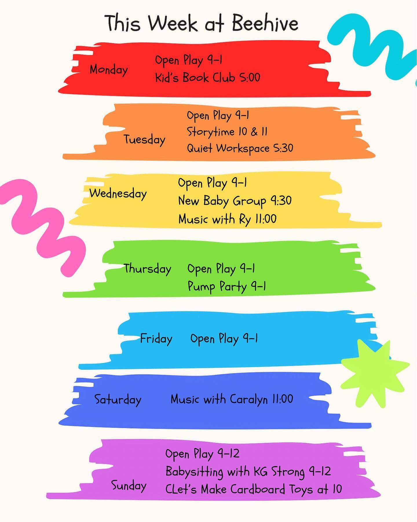 What an upcoming week we have at @beehivecommunity &amp; @beehiveupstairs with @music_with_ry @grab_n_flow @musicwithcaralyn @lisaconnartist @cynaminquale @kg_strong &amp; more!

Join us ❤️🌙

@buildingbok @phillyfamilymag @kidfriendlyphilly @beehive