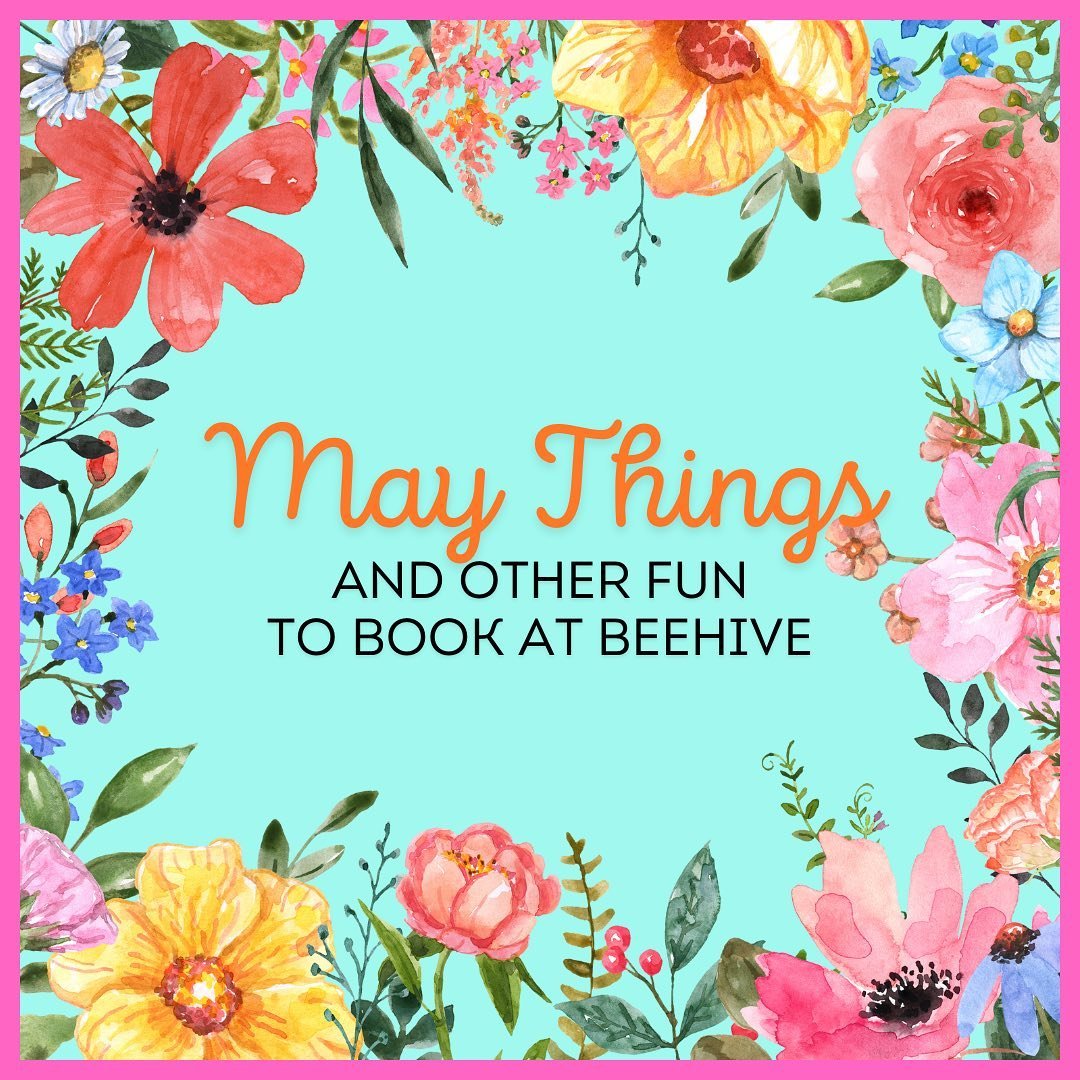 May Things &amp; Other Fun to Book at Beehive! ➡️ to see all of the awesome things upcoming 🌻

☀️ Open Studios @beehiveupstairs @beehivecommunity on May 3rd

🍪 Cookie decorating with @cookiesbylalita on May 5th at Upstairs 

🎉 Kid Party- drop off 