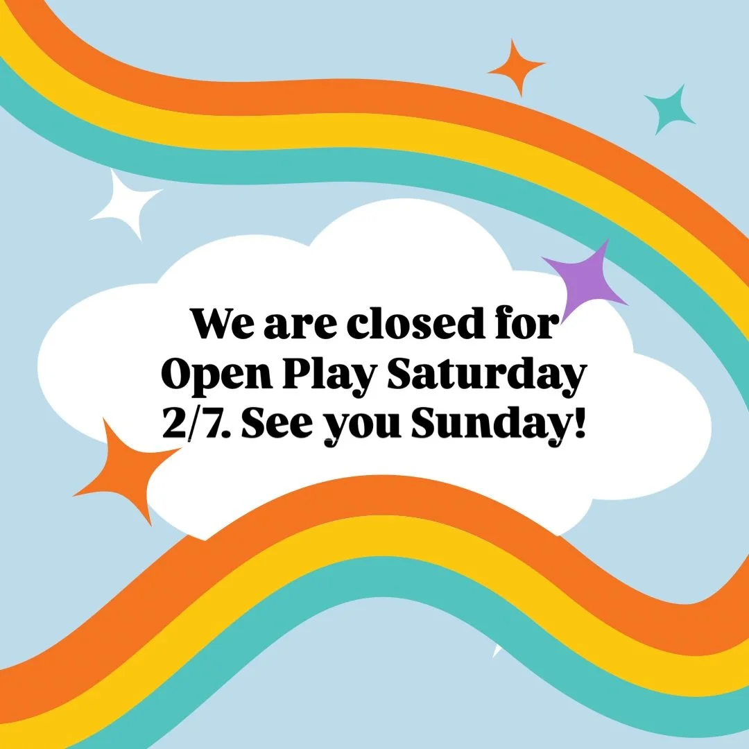 Due to rescheduling and shifts from the snow, we are closed for Open Play this morning 2/6. We know this is inconvenient and we apologize. ❤️