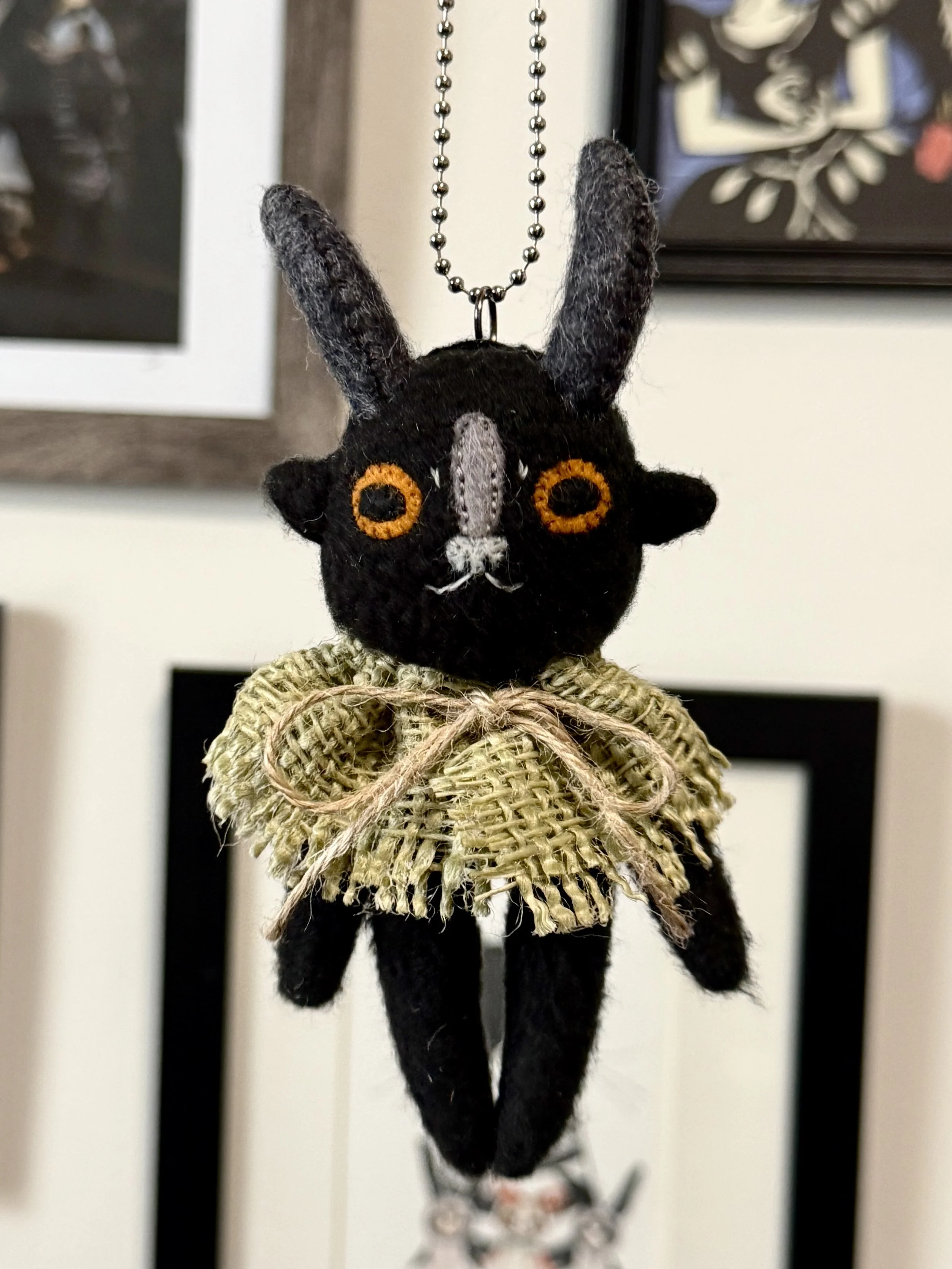 Black Goat Ornament