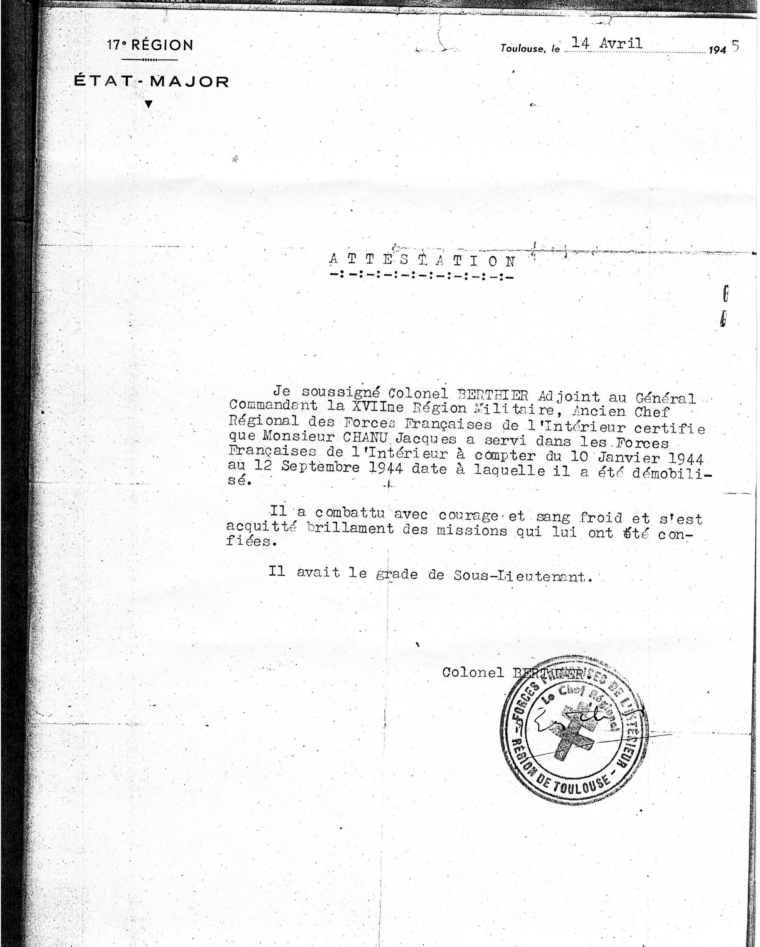 Attestation 14 avril 1945 Etat Major FFI.JPG