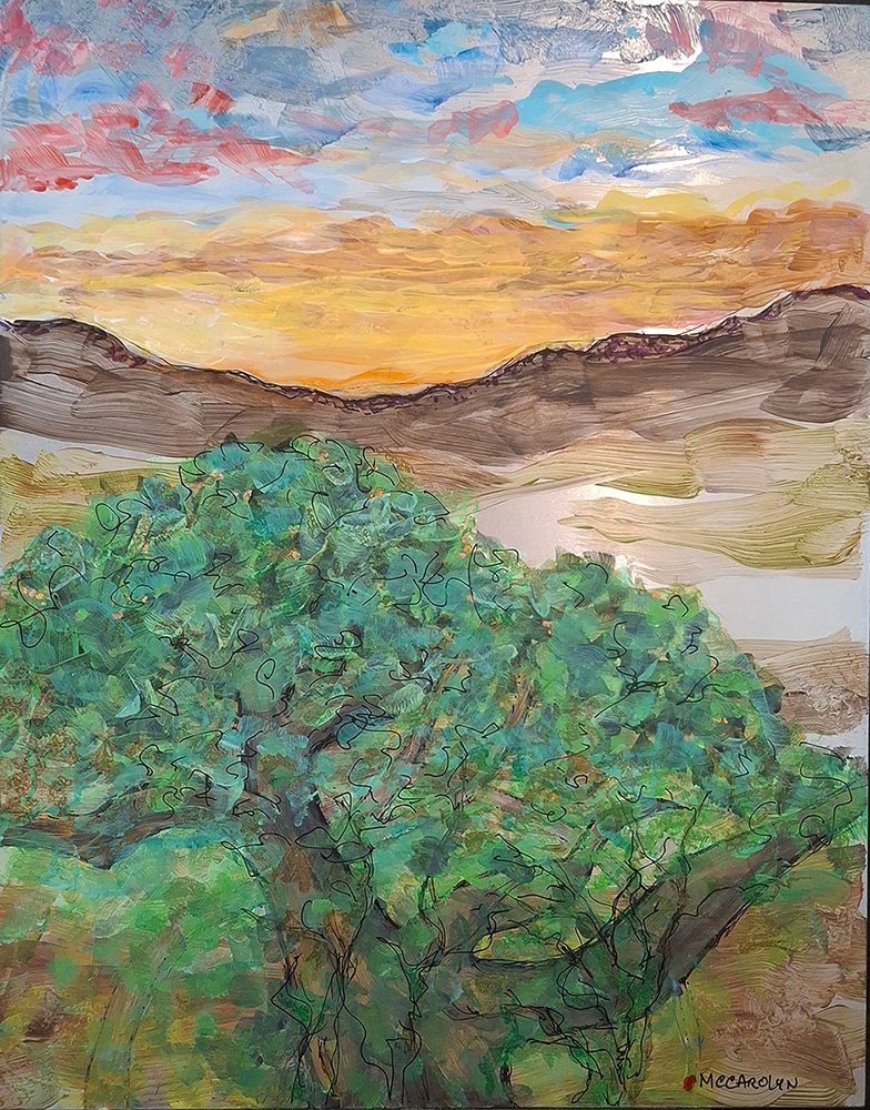Painting by MC Carolyn Sunset 25-26 #1