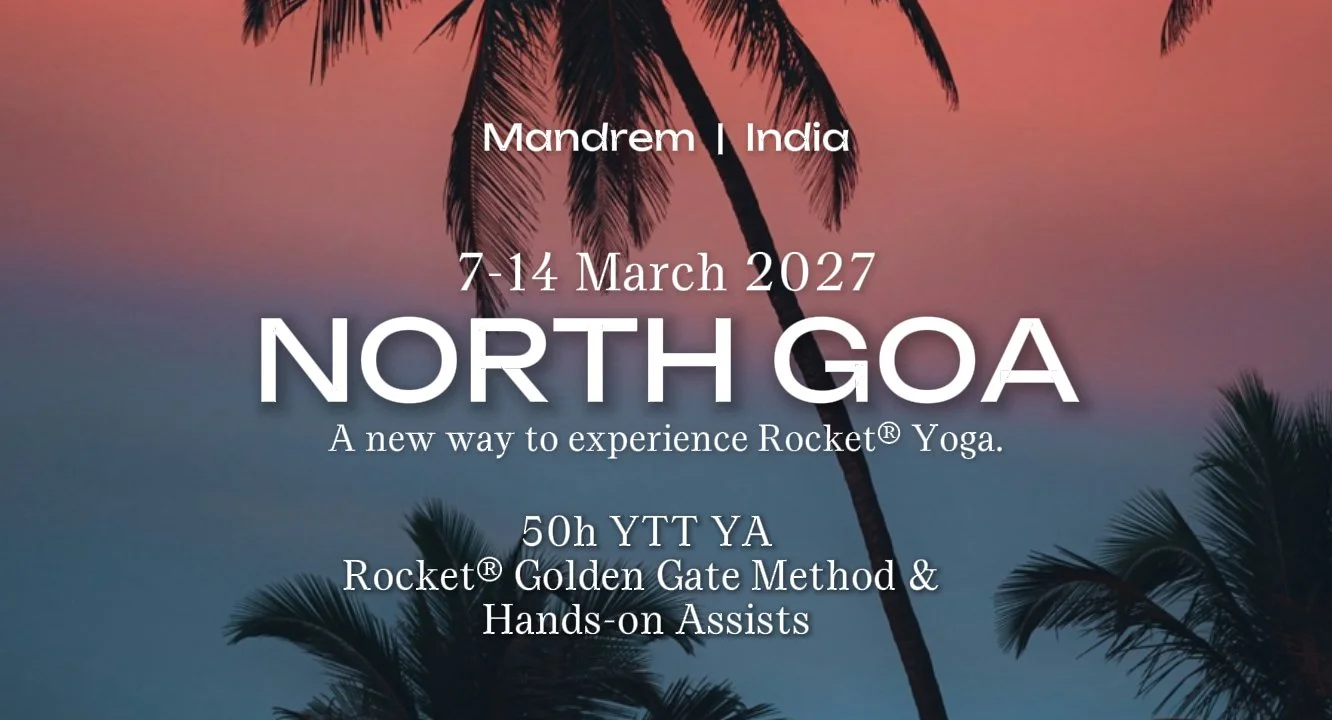 50H ROCKET® GOLDEN GATE Method &amp; HAND-ON ASSISTS YTT &amp; RETREAT