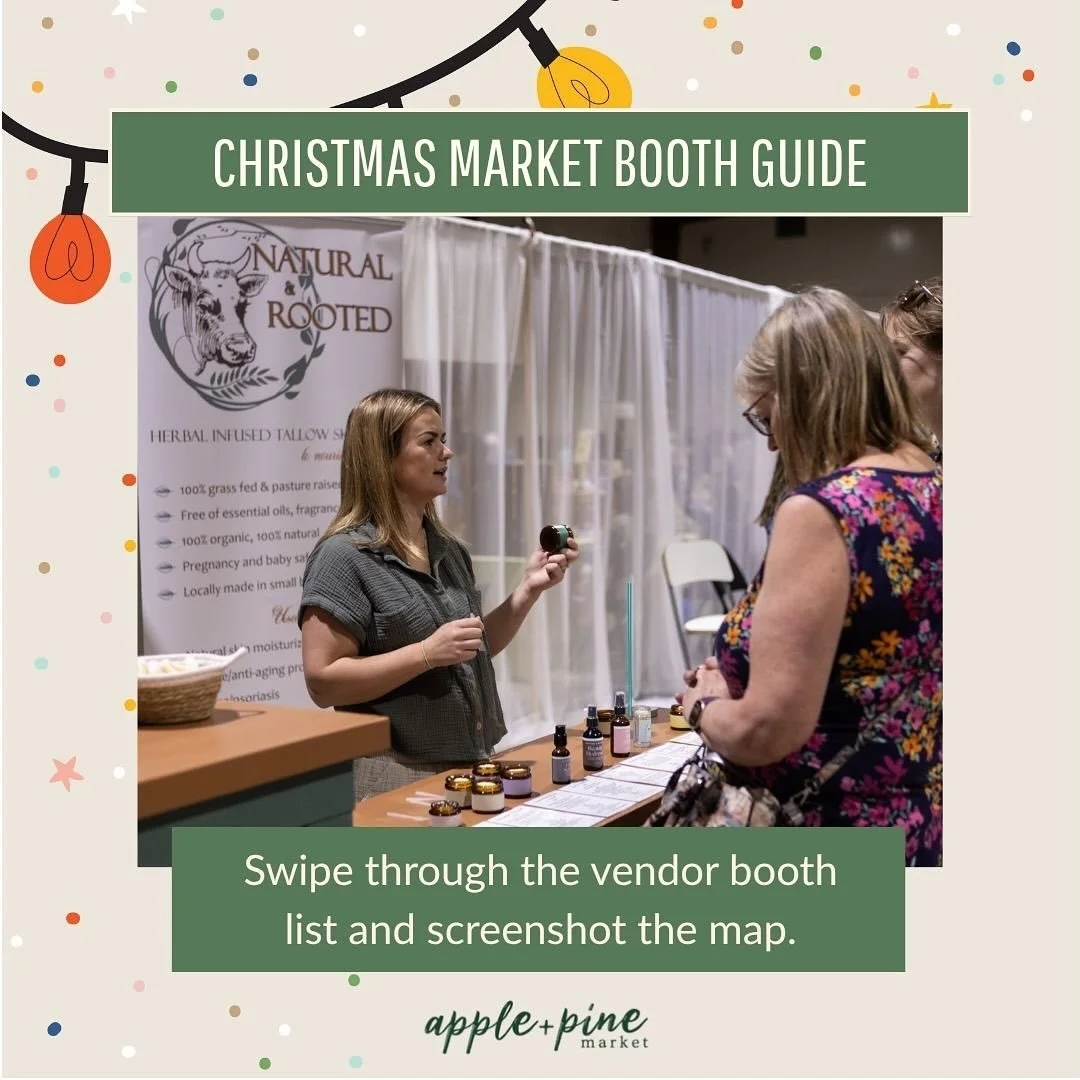 Find your favourites!!

Tickets available at the door:
✌️full days of festive shopping for $10!
🛍️12 and under FREE
🛍️ First dibs on handmade treasures from your favourite makers
🎧 Live DJ on Saturday
🎶 Live musicians @ness.hiebert @idarealestbih