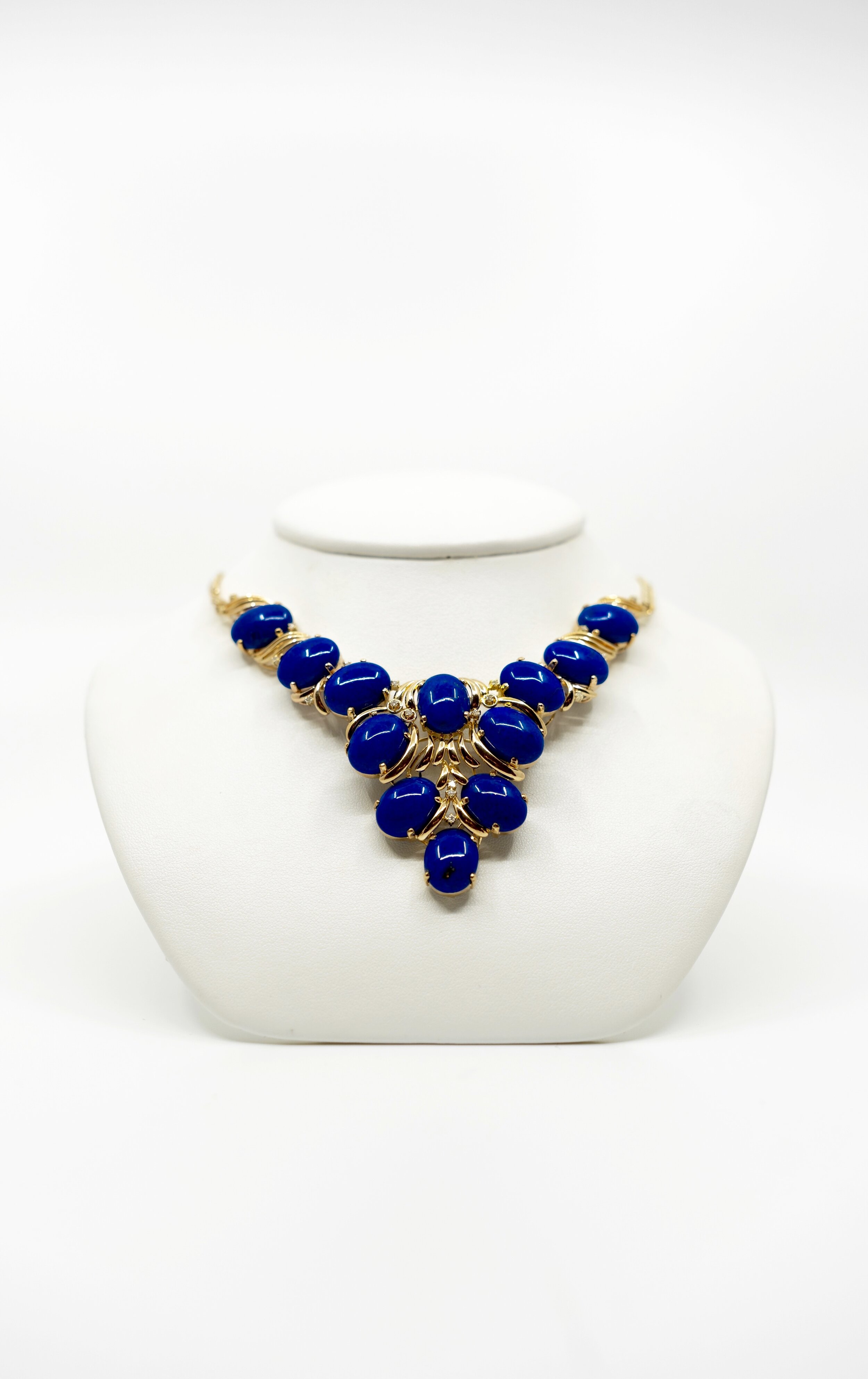 Lapis lazuli necklace September birthstone necklace Dainty lapis jewelry Lapis beads necklace Raw lapis bar necklace Healing crystal jewelry