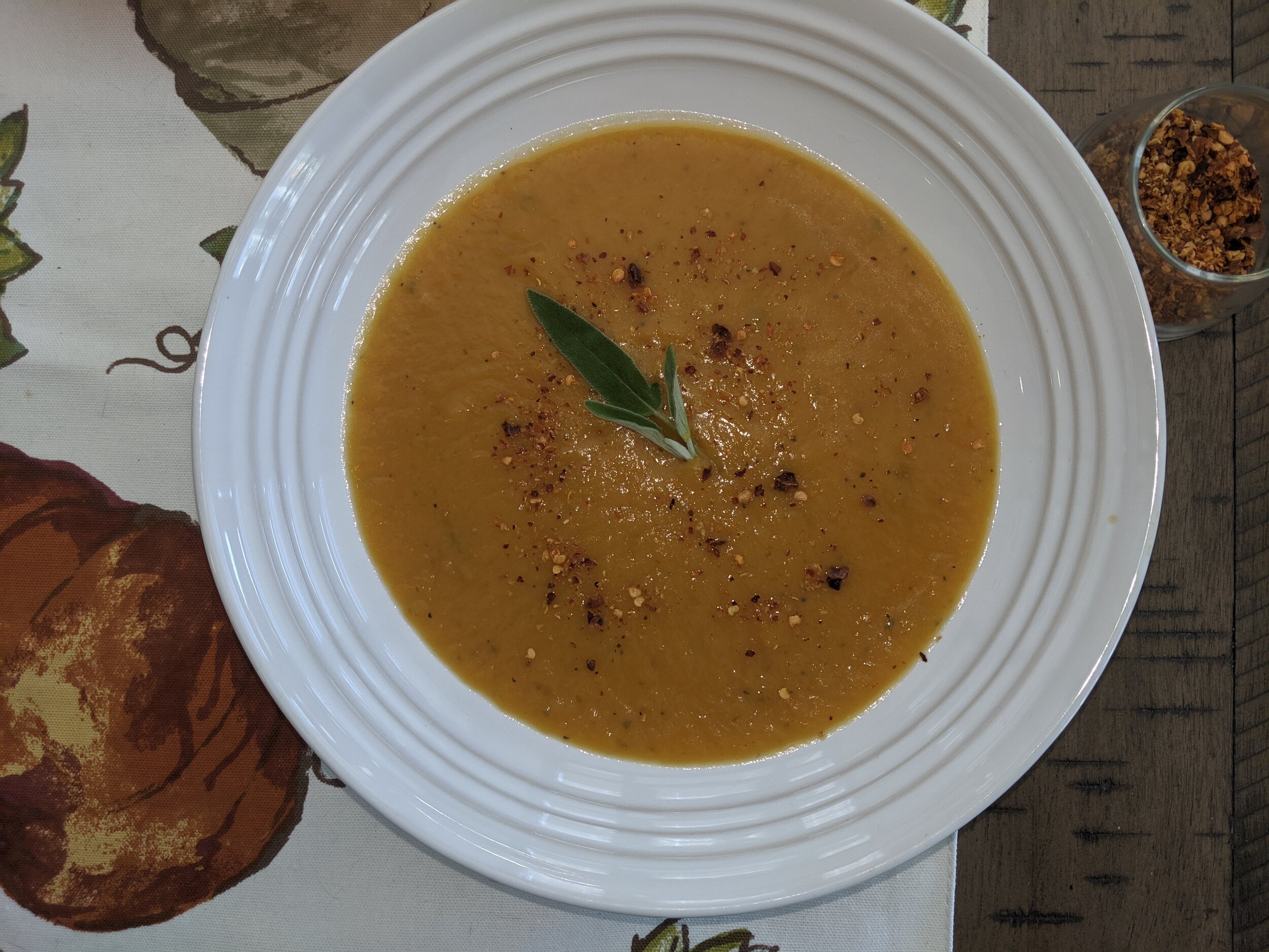Butternut Squash &amp; Sage Soup