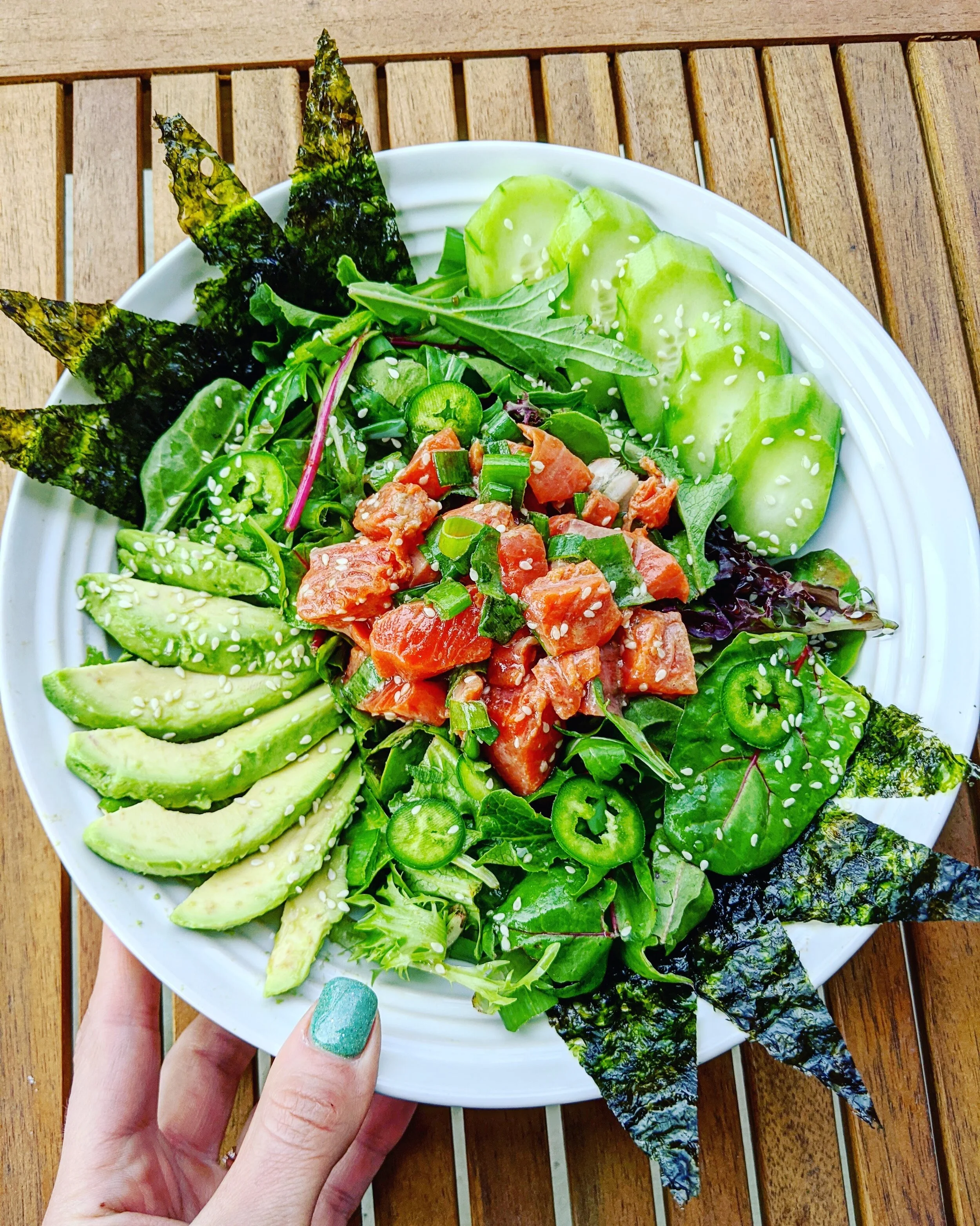 Salmon Poke Salad