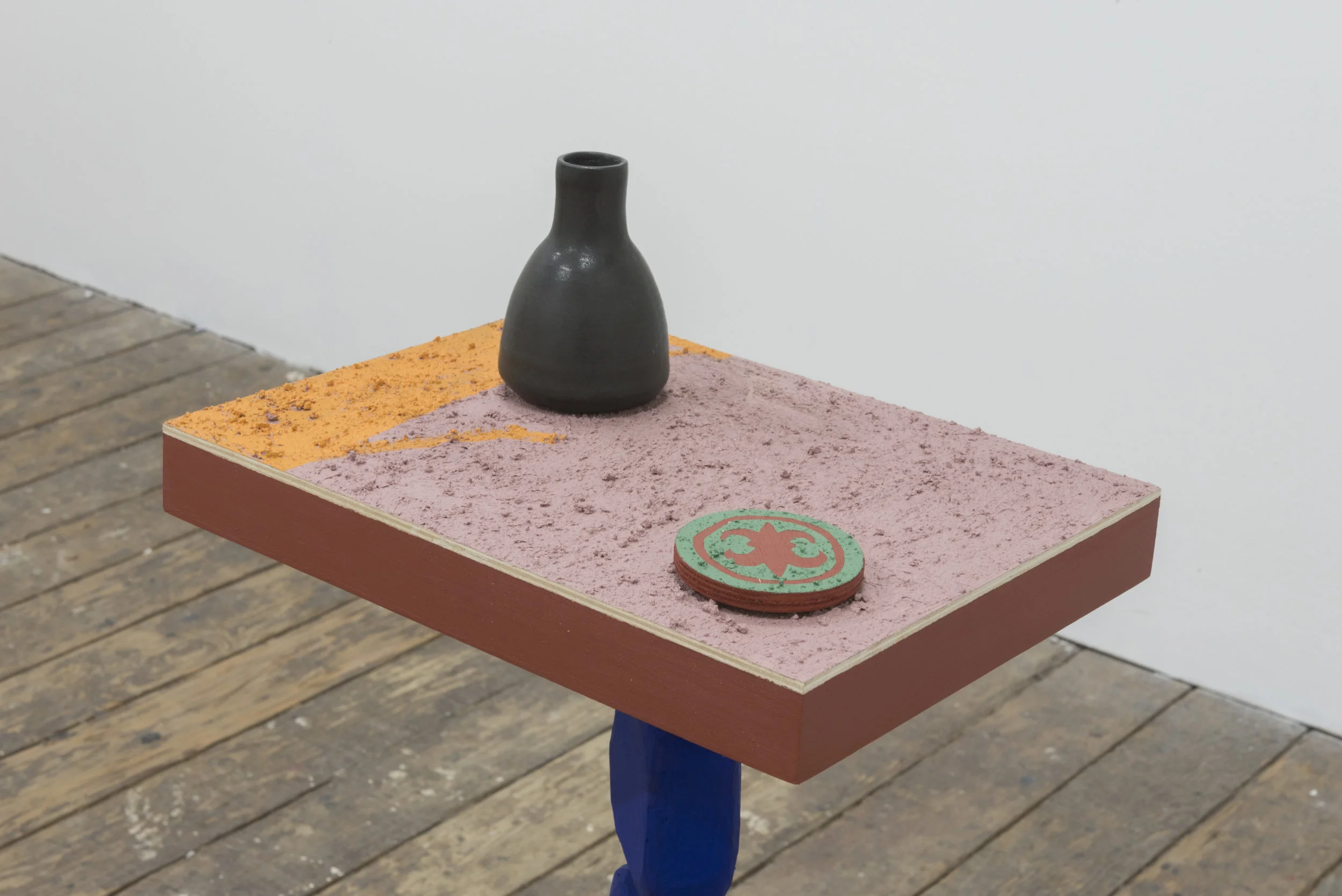 Annie Swiderski, Memoirs of a Mud Puddle While We Wait for Something Special, 2018, mixed media (detail)