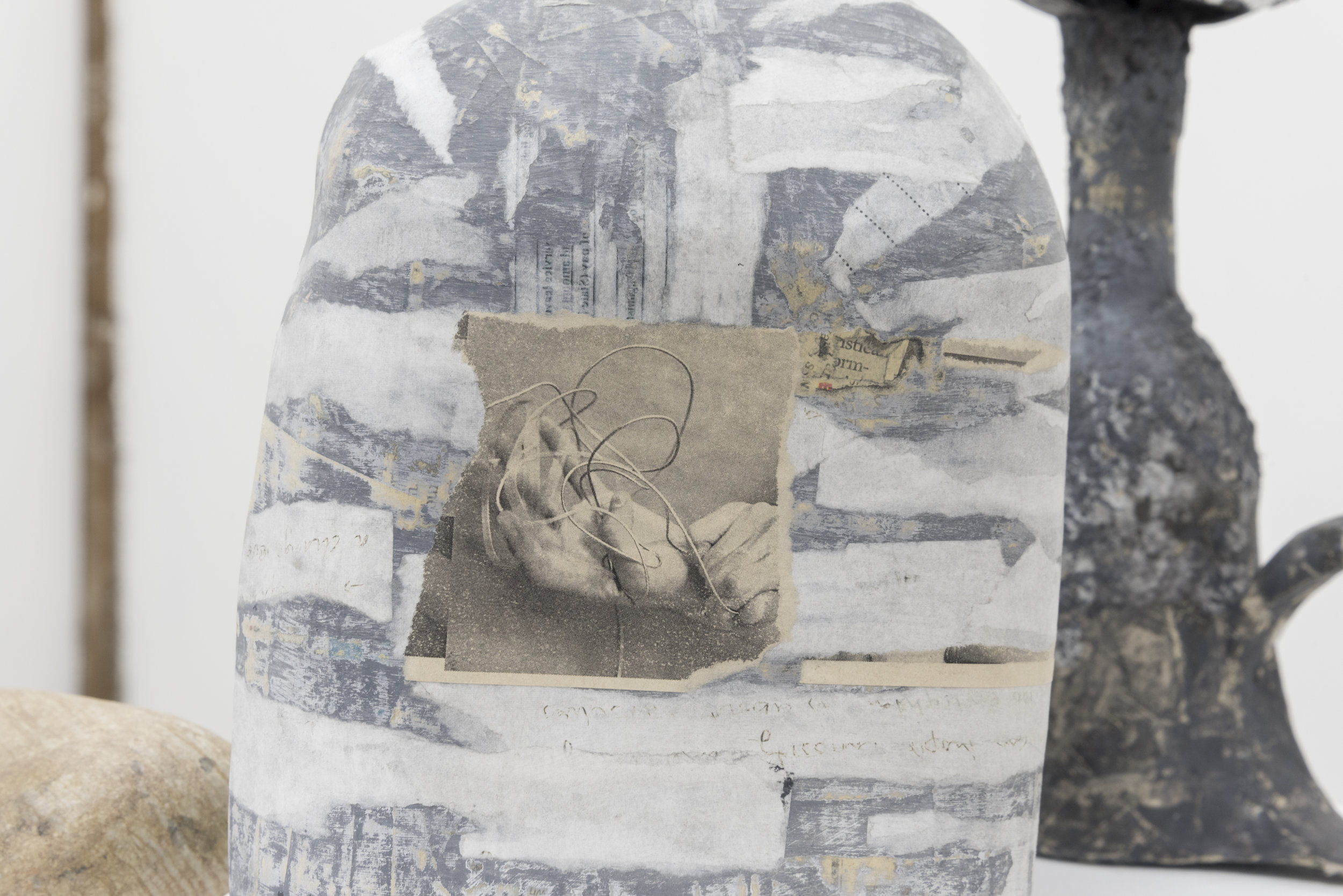 Nazafarin Lotfi, Vessels With Unknown Functions, 2015-17, mixed media (detail)