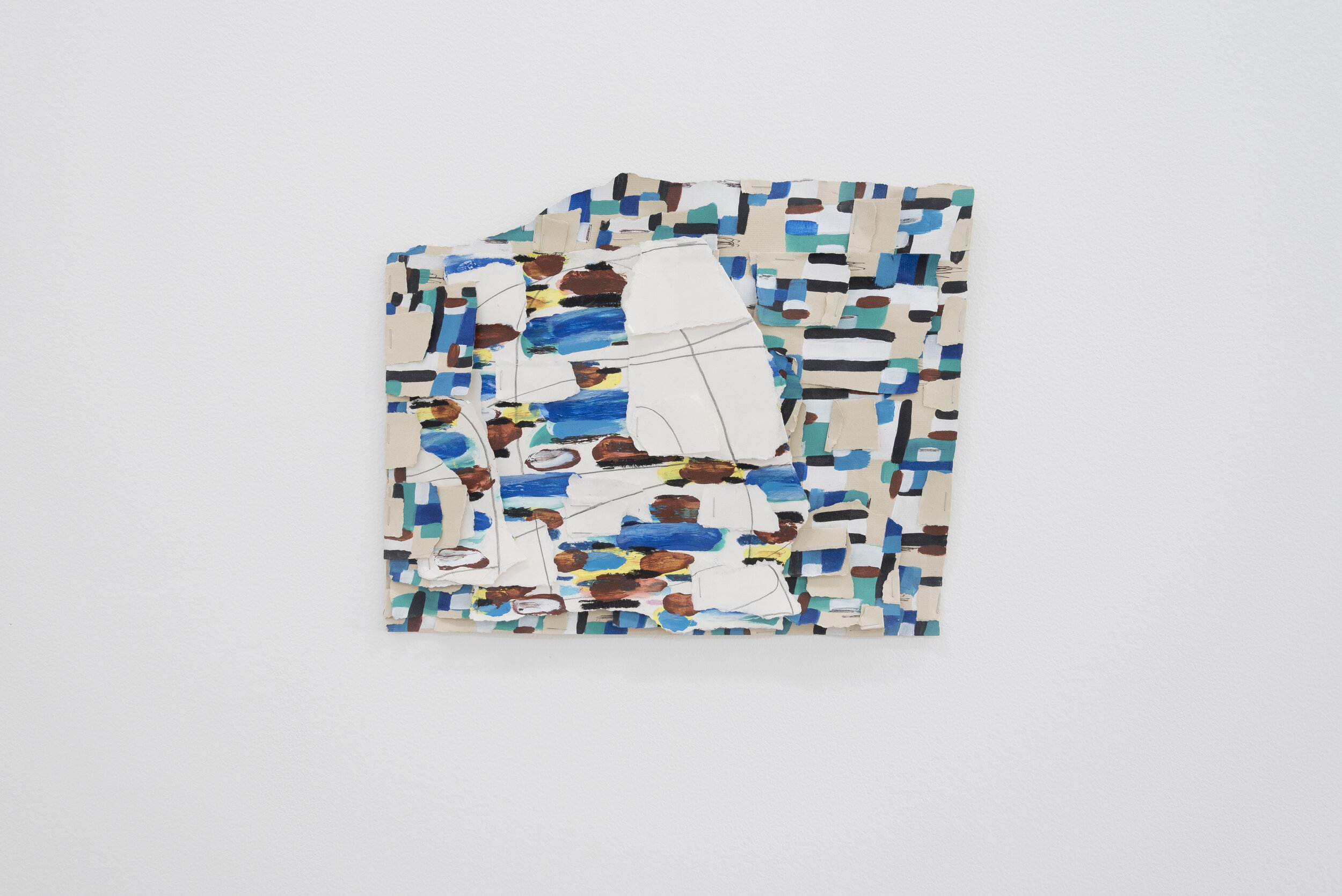 Luis Romero, Untitled , 2019 acrylic on paper