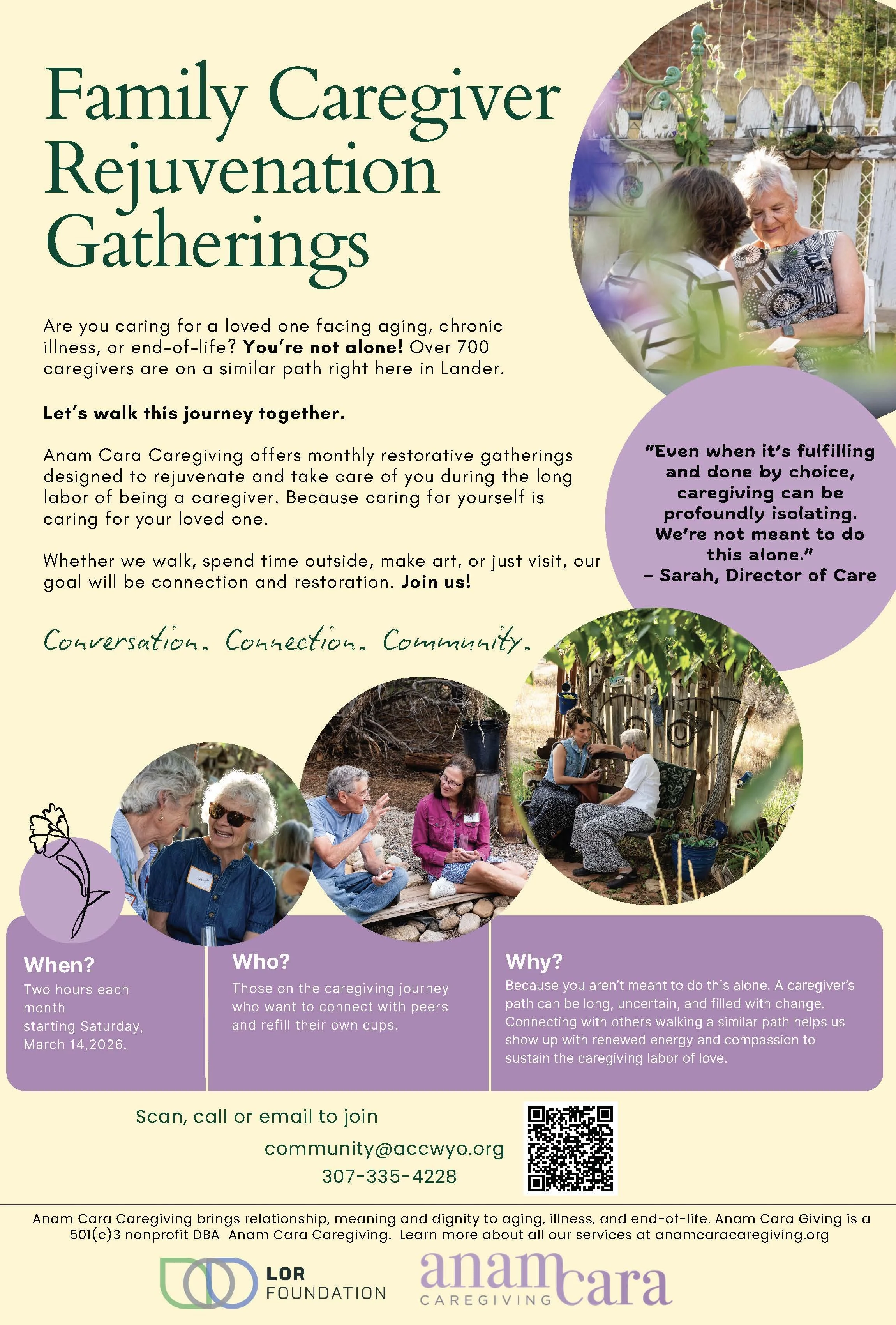 Family Caregiver Rejuvenation April: Social Gathering at the Cowfish