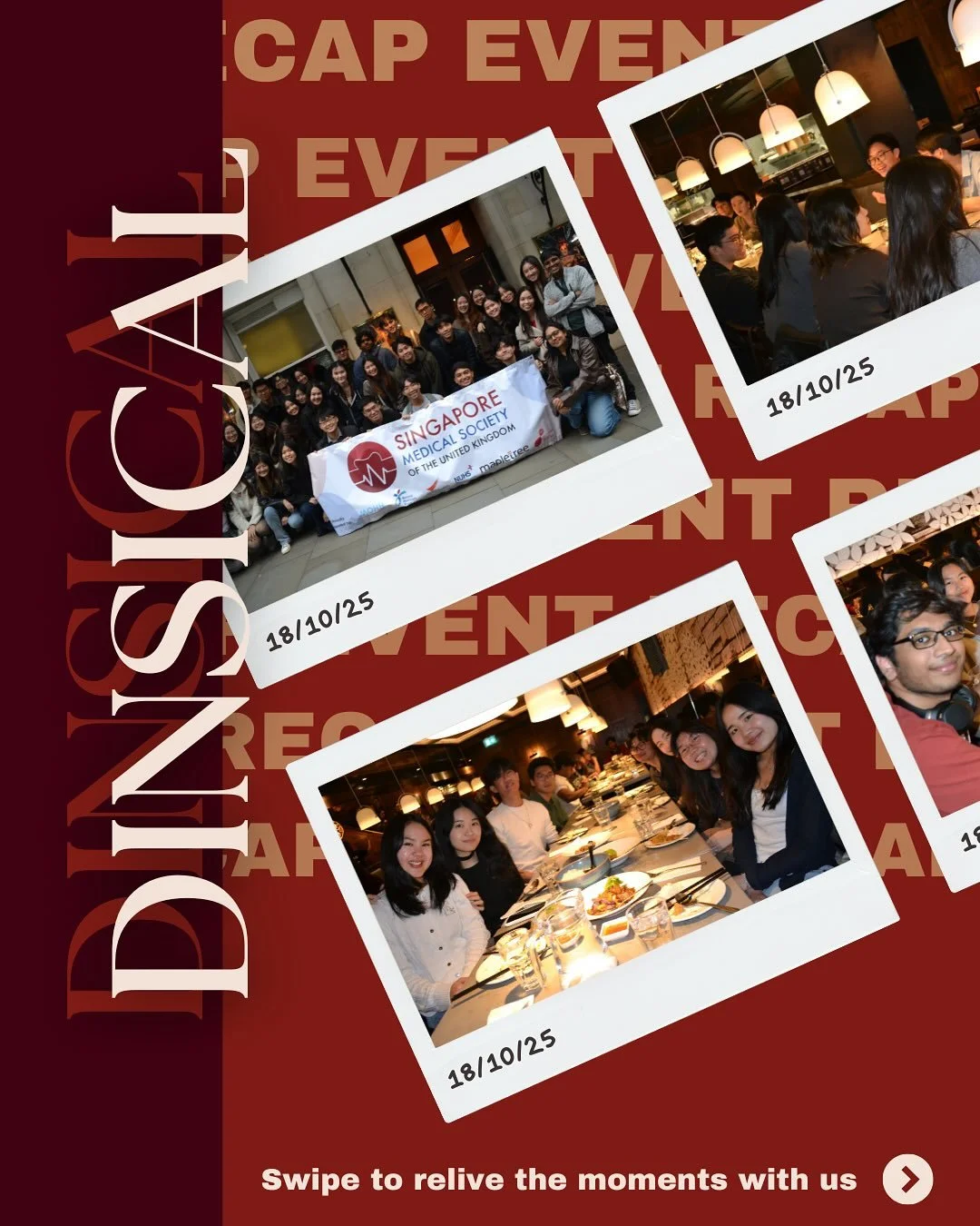 Last Saturday, our members gathered in London for Dinsical 2025 🎭, marking our first in-person event in the UK for this academic year! 

Everyone was buzzing with excitement as we made our way into the glorious His Majesty&rsquo;s Theatre ✨. A silen