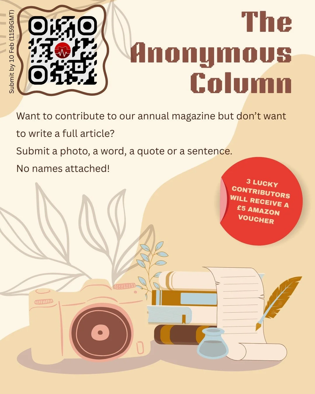 Got a fire pic with your friends? 📸
A quote you&rsquo;ve been dying to post? ✍️
Or a saying you swear by? 💪💖

This is your moment 👀

SMSUK&rsquo;s 31st Annual Magazine is on the way, and we want YOU in it! 🧑&zwj;🤝&zwj;🧑✨
It&rsquo;s our yearly 