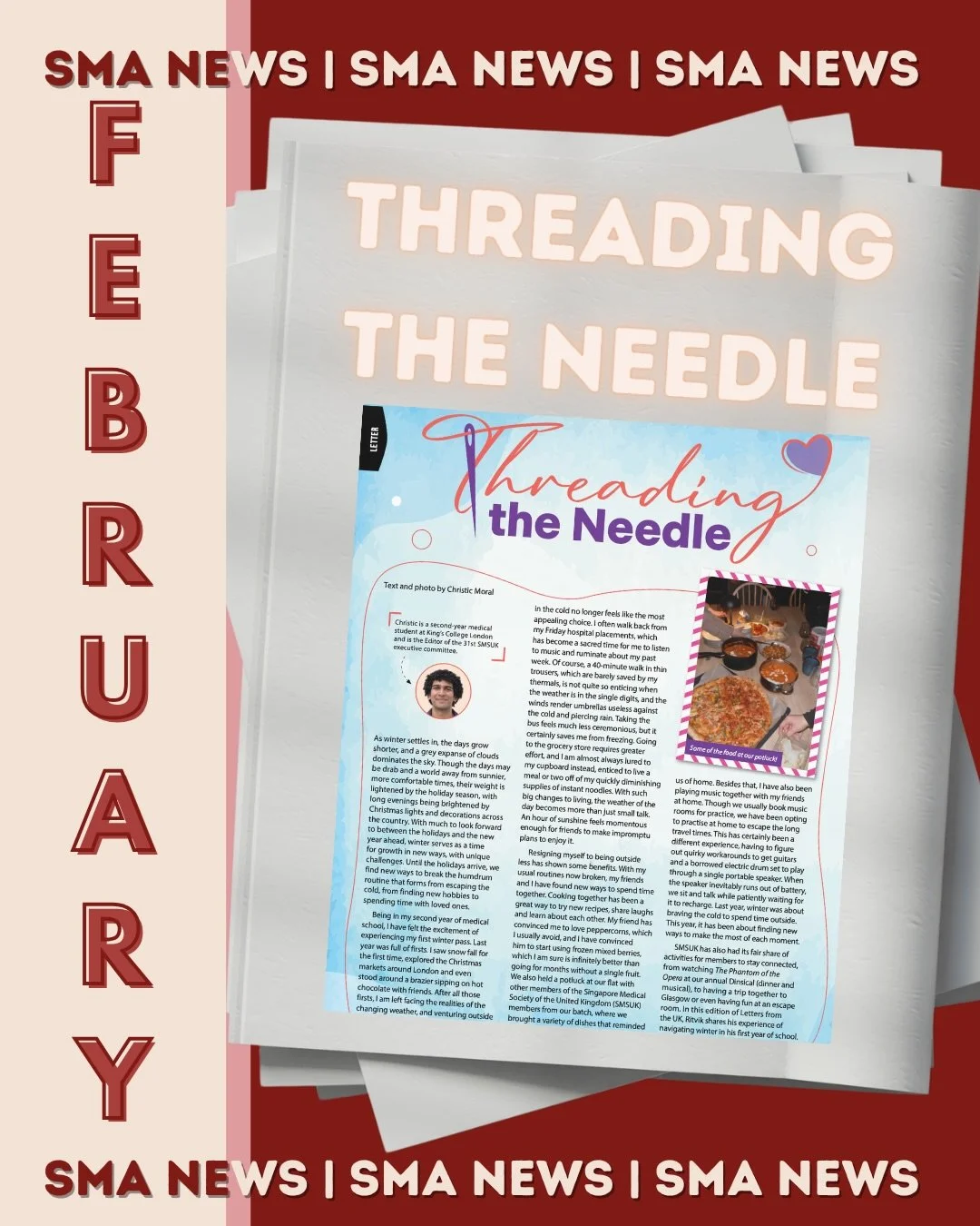With winter in full swing 💫, the days become shorter and feel weighed down by what seems to be never-ending grey clouds ☁️. Like stoking a fire 🔥 to ward off the cold, we look to find new ways to keep our spirits high. 

In &ldquo;Threading the Nee
