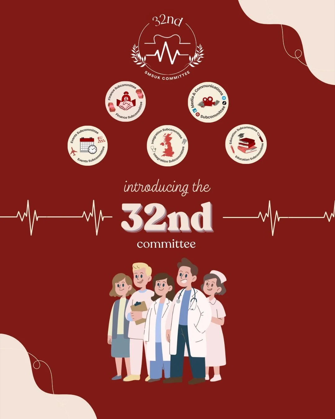 Hi SMSUK! 👋

As a new academic year awaits us, we are pleased to introduce our 32nd SMSUK Committee! ☺️ We are so excited to show you what SMSUK has in store for everyone this year, and we look forward to bringing you a fun-filled lineup of educatio