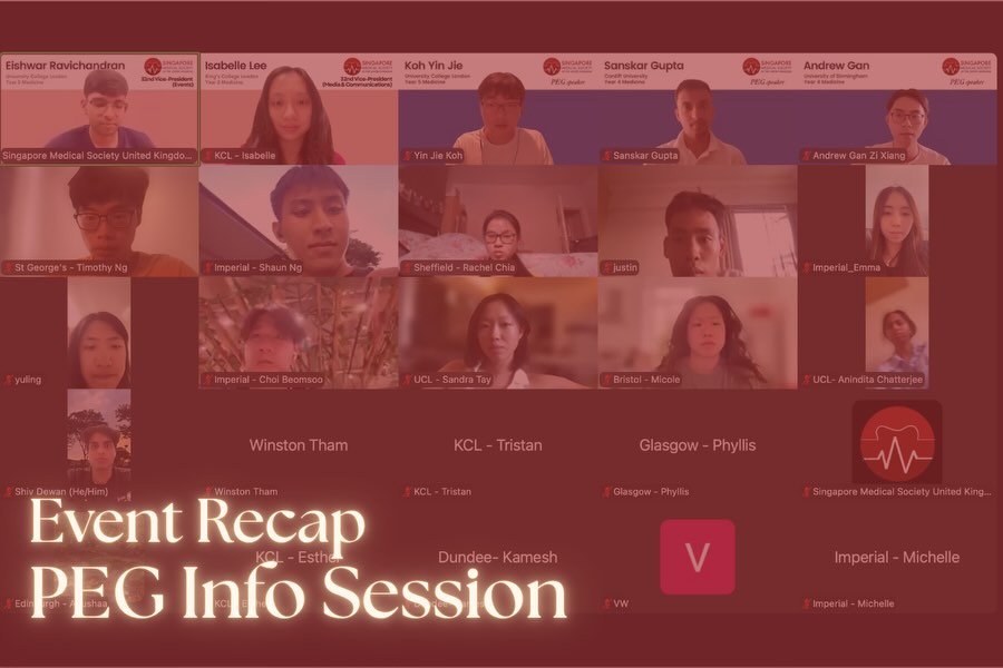 SMSUK kickstarted our events this AY with the annual PEG Info Session! We hope that everyone got a clearer picture of what to expect with the PEG application and interview process 🤩💡

This year, we were lucky to have PEG holders Yin Jie, Sanskar an