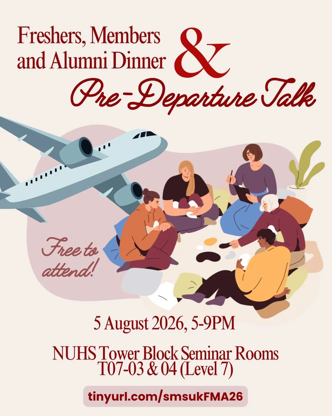 🎉 Freshers, Members &amp; Alumni Dinner (FMA) &times; Pre-Departure Talk (PDT) is back! 🇸🇬🇬🇧

Whether you&rsquo;re getting ready to begin medical school in the UK or returning to catch up with familiar faces, FMA &times; PDT is the perfect oppor