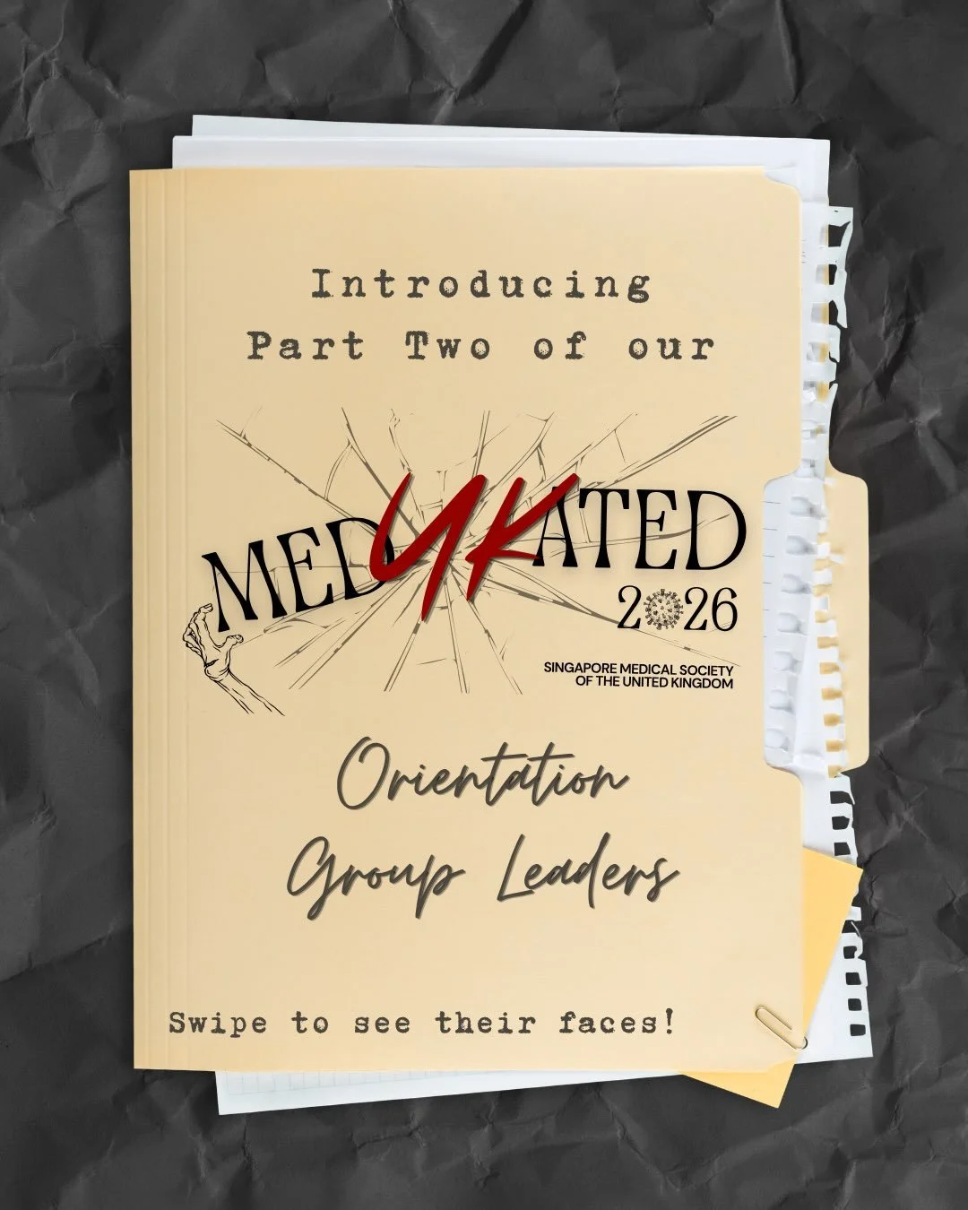🥁 JUST TWO DAYS LEFT TO MED(UK)ATED 2026! 🥁
 
Introducing our next three OGs: Murphy 💚🌱, Grey 🩶🐺, and Nightingale 🖤🗝️! Our laboratory is brewing with excitement 🧫🧪🔬and we&rsquo;re looking forward to seeing everyone bright and early on Frid