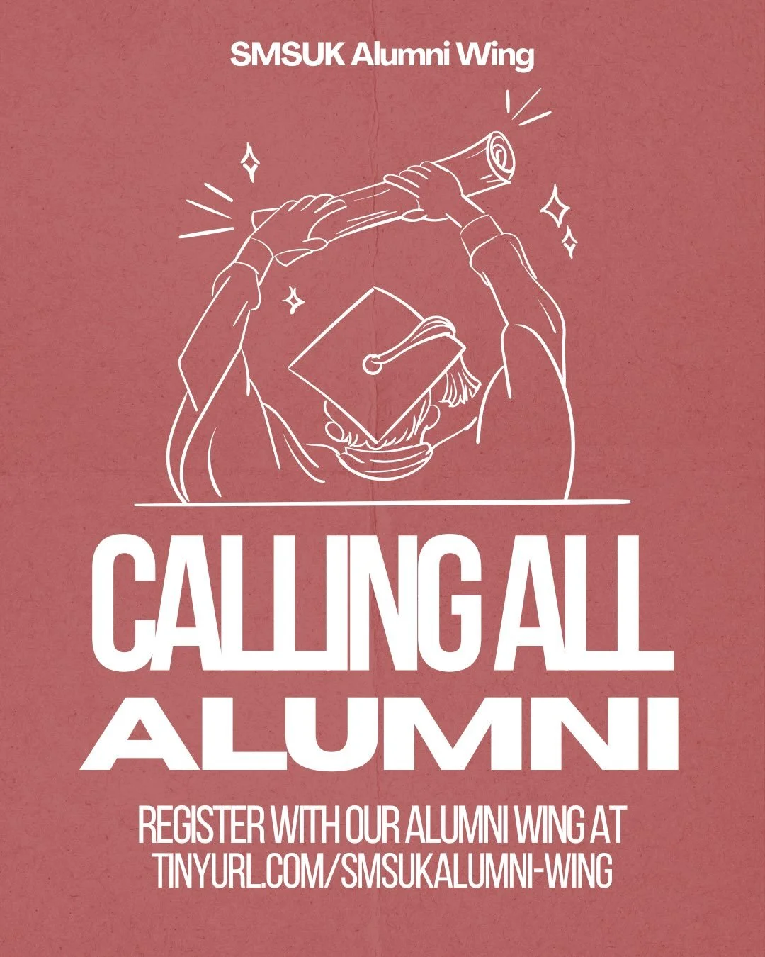 🎓 Graduation season is here! Calling all SMSUK Alumni, and newly minted doctors and dentists 🩺🦷 

Join SMSUK&rsquo;s Alumni Wing to get access to networking and career events organised by MOHH and the healthcare clusters, exclusively tailored to I