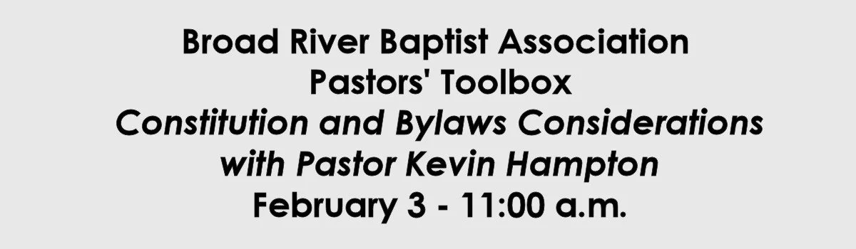 Pastors' Toolbox