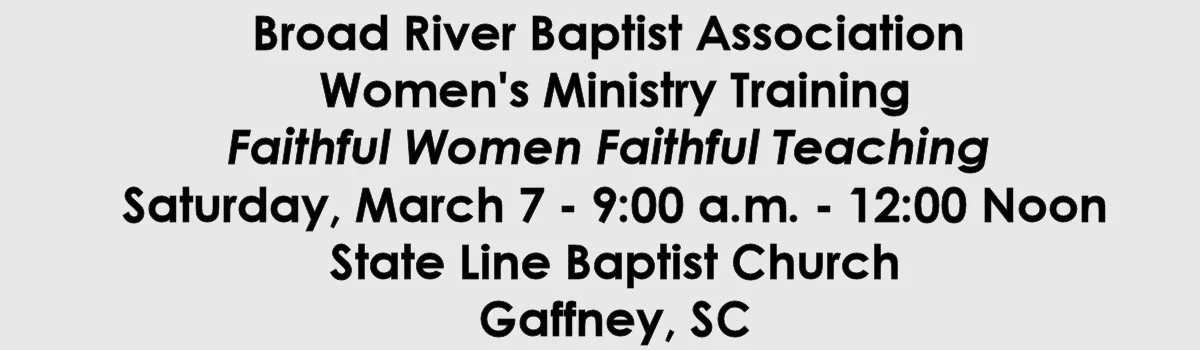 Women's Ministry Training