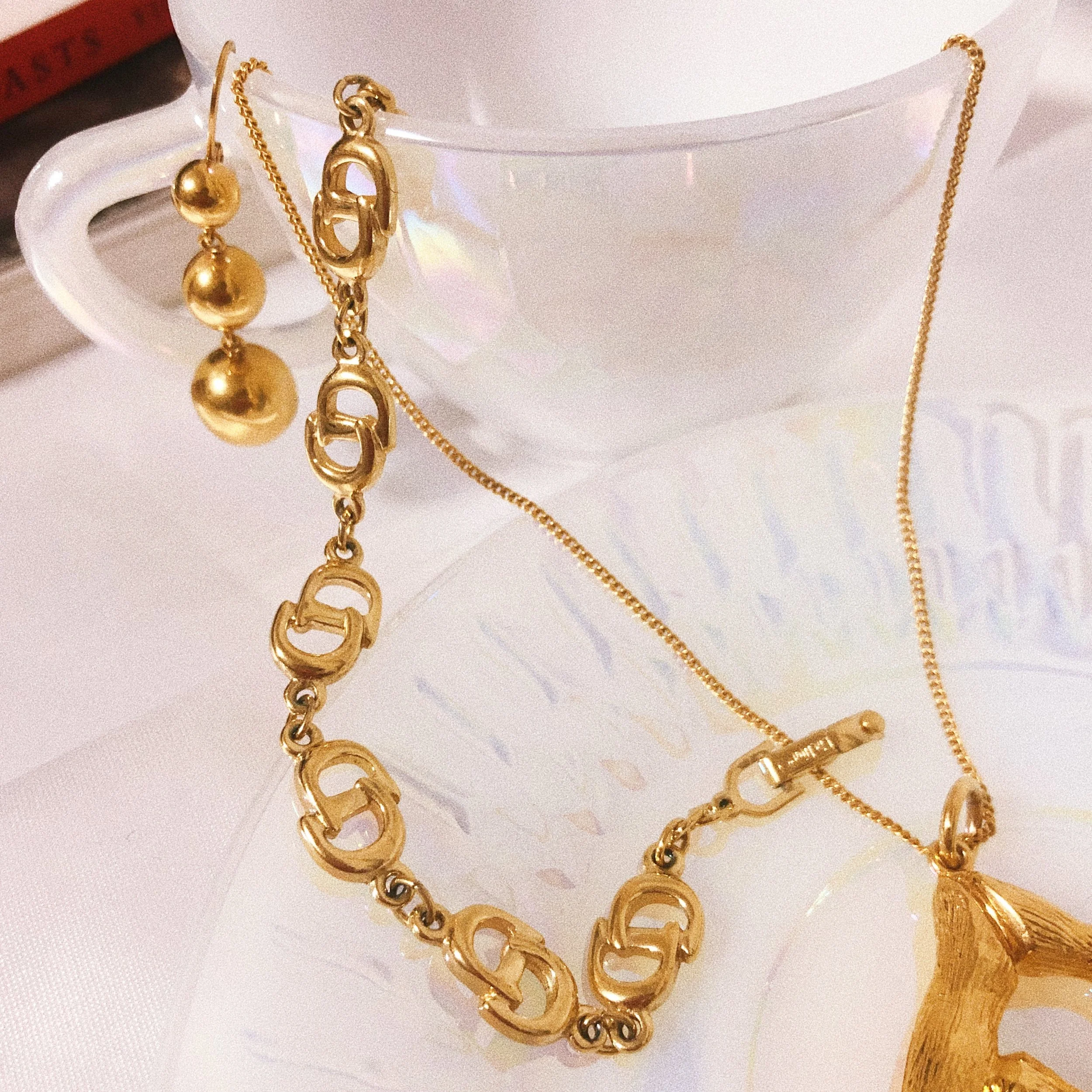 Vintage Christian Dior CD bracelet