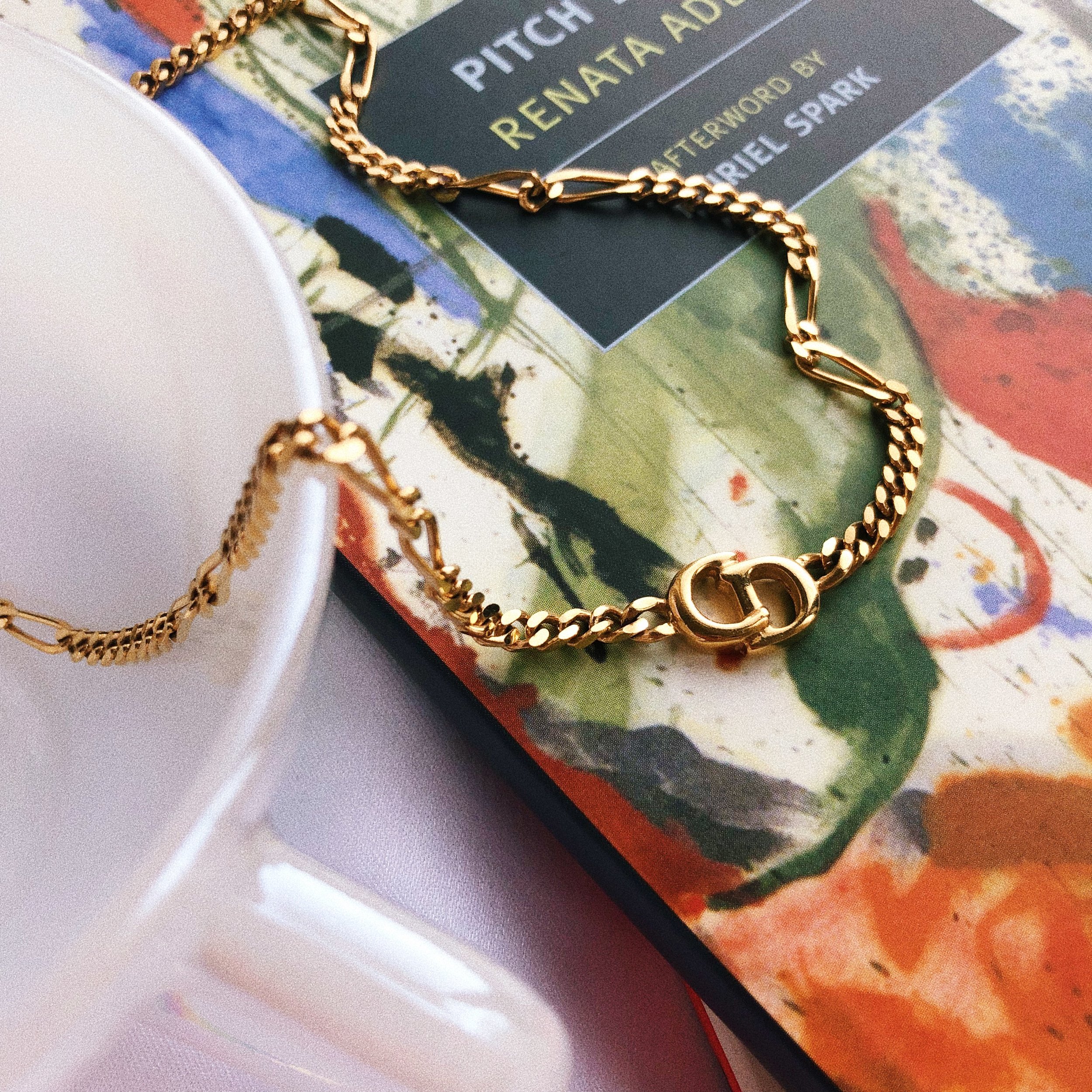 Christian Dior CD Chain Bracelet | Reworked Vintage – Chloe's Reworked