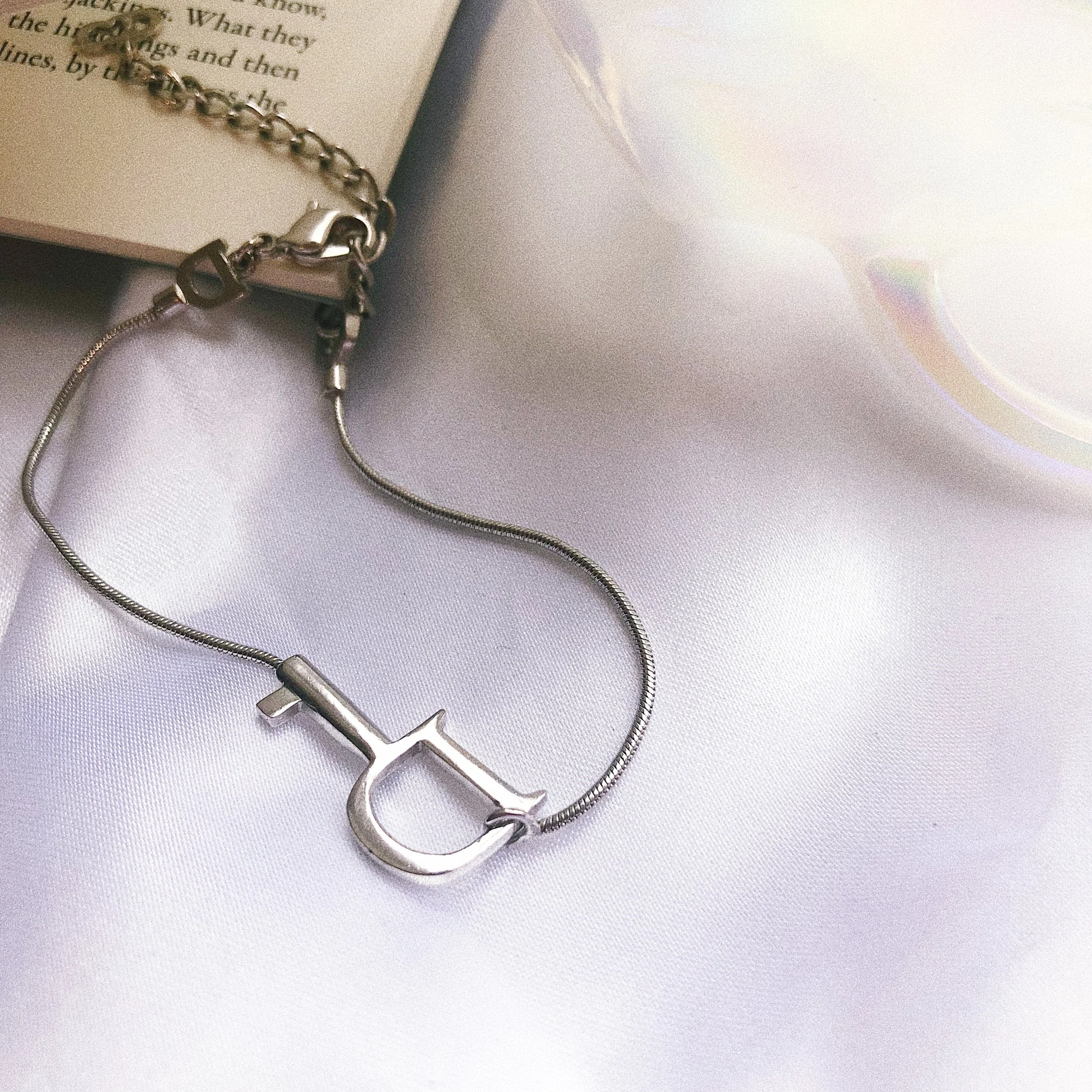 Vintage Christian Dior key bracelet