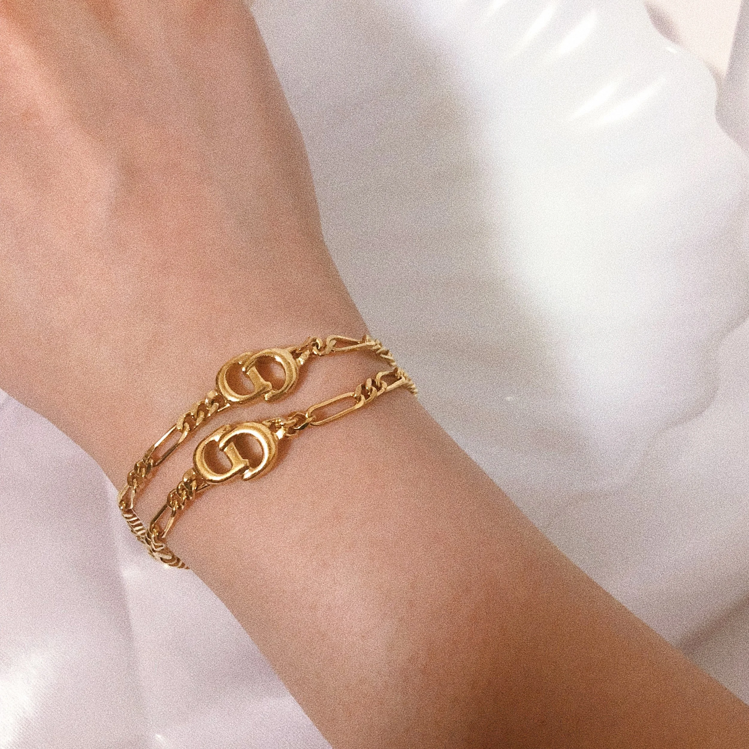 Vintage Christian Dior CD bracelet