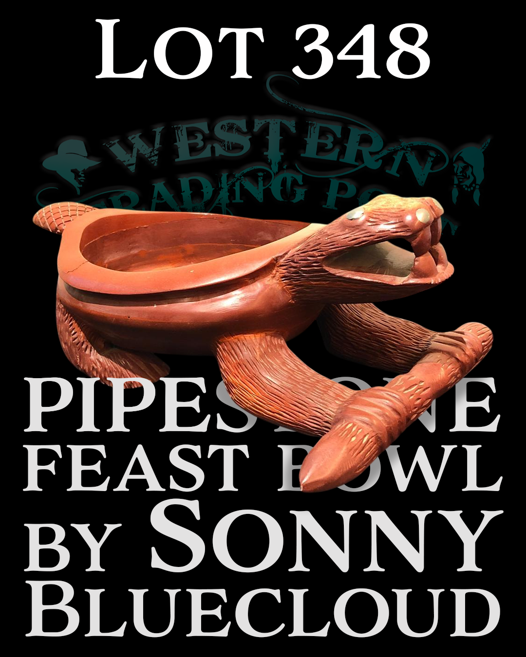 Lot 348 Pipestone Feast Bowl By Sonny Bluecloud v2.PNG