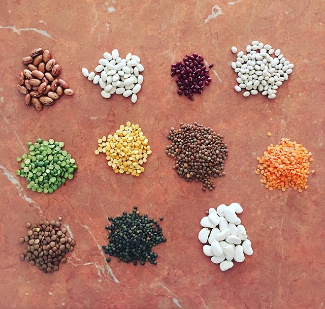 No one can say there isn&rsquo;t enough protein in a plant based diet, with 11 different types of legume protein pictured here from peas to lentils to beans. All with fantastic flavours, all organic and all full of iron, protein, aminos, vitamins and